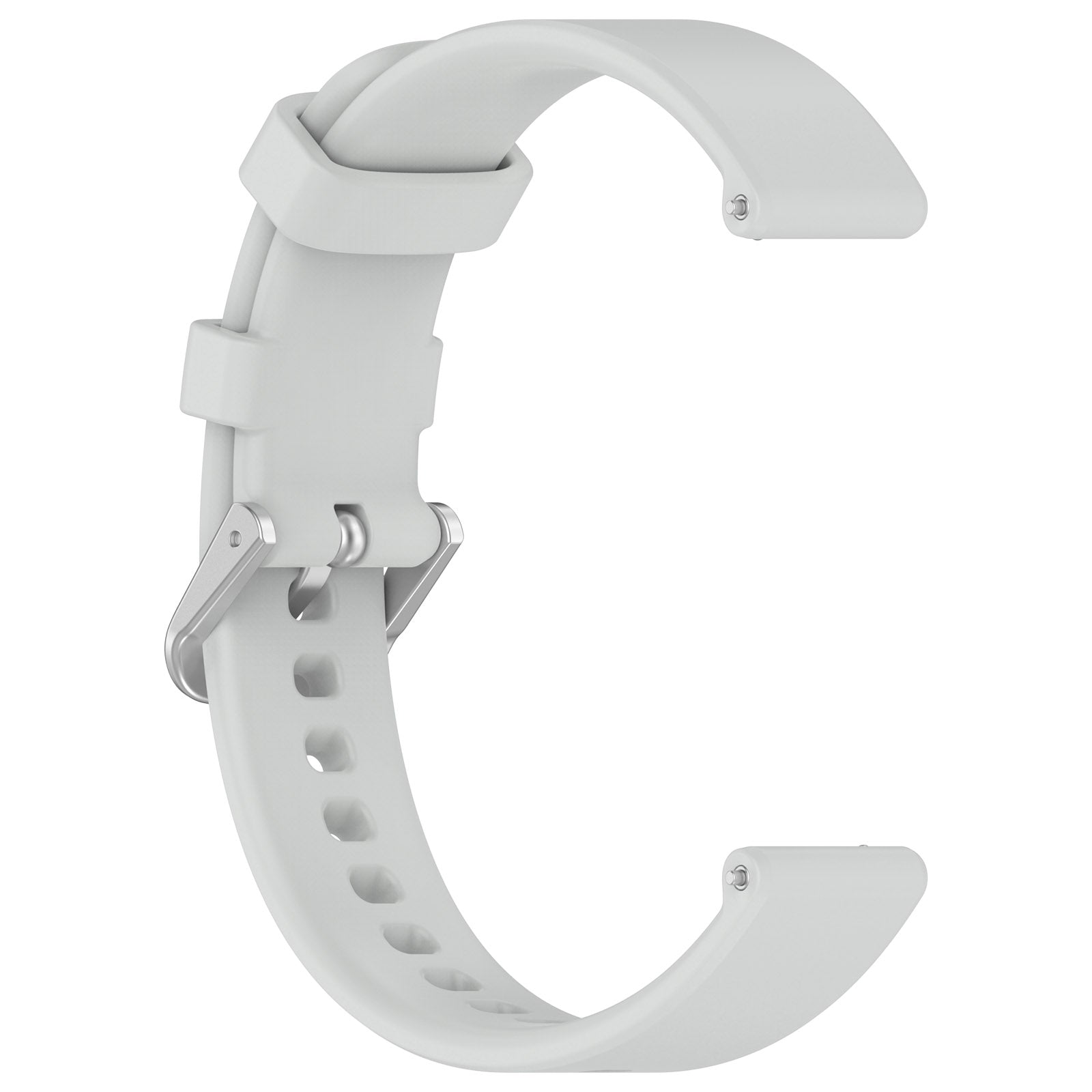 Garmin Lily 2 siliconen classic bandje (lichtgrijs)
