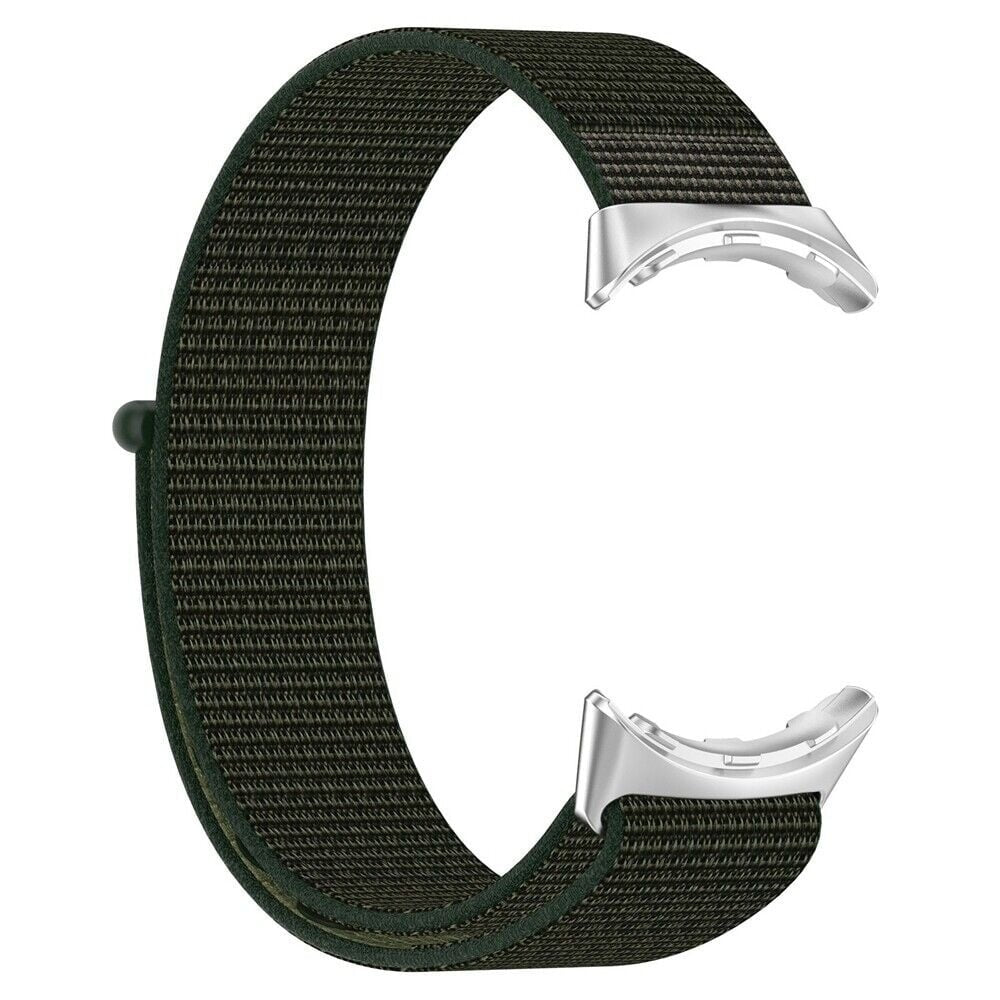 Nylon Strap, green, without a watch, 3/4 front view