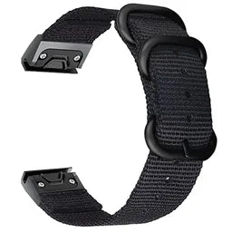 Garmin Instinct 3 - 45mm nylon gesp band (zwart)