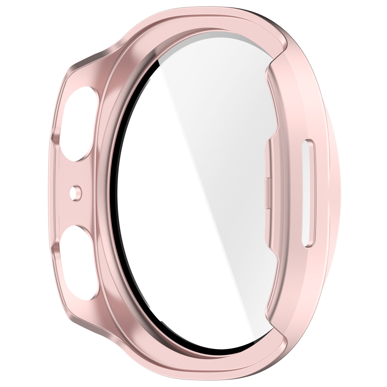 Samsung Galaxy Watch 8 - 40mm / 9 - 40mm hard case met glas (roze)