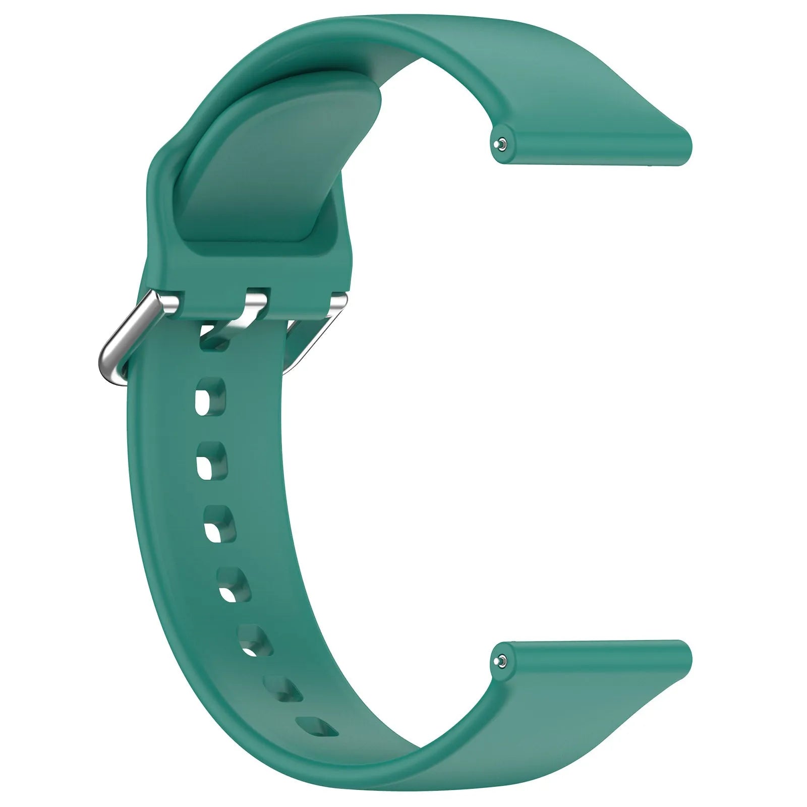 TicWatch Pro 5 Enduro siliconen gesp band (dennengroen)