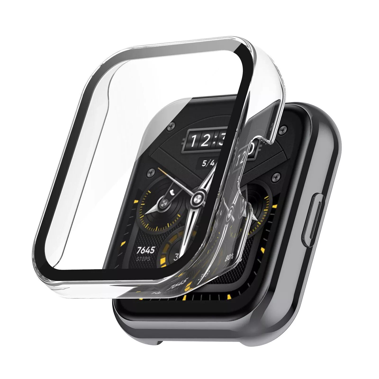 Realme Watch 2 Pro PC case met glas (transparant)