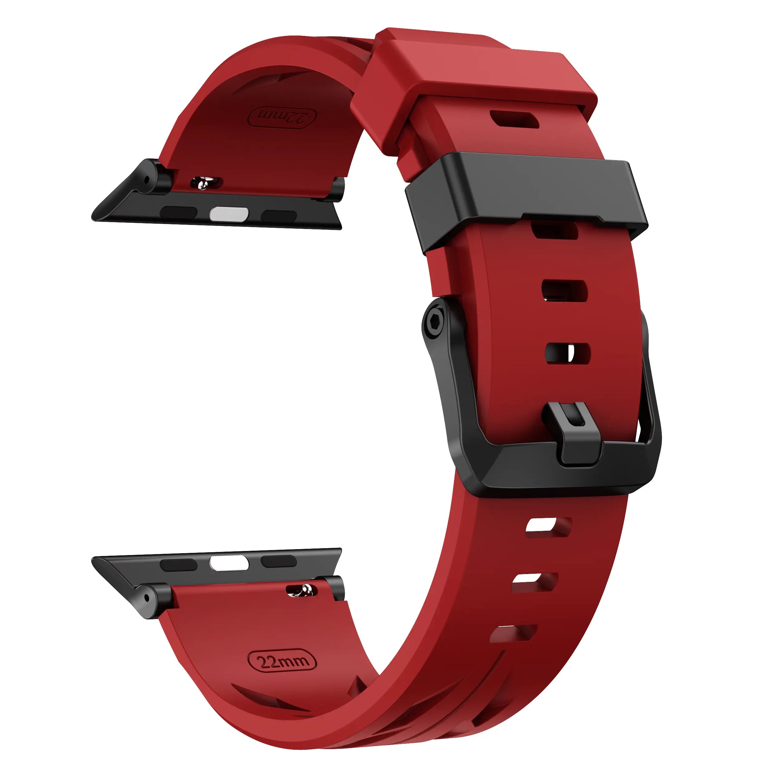 Apple Watch race siliconen band (rood)