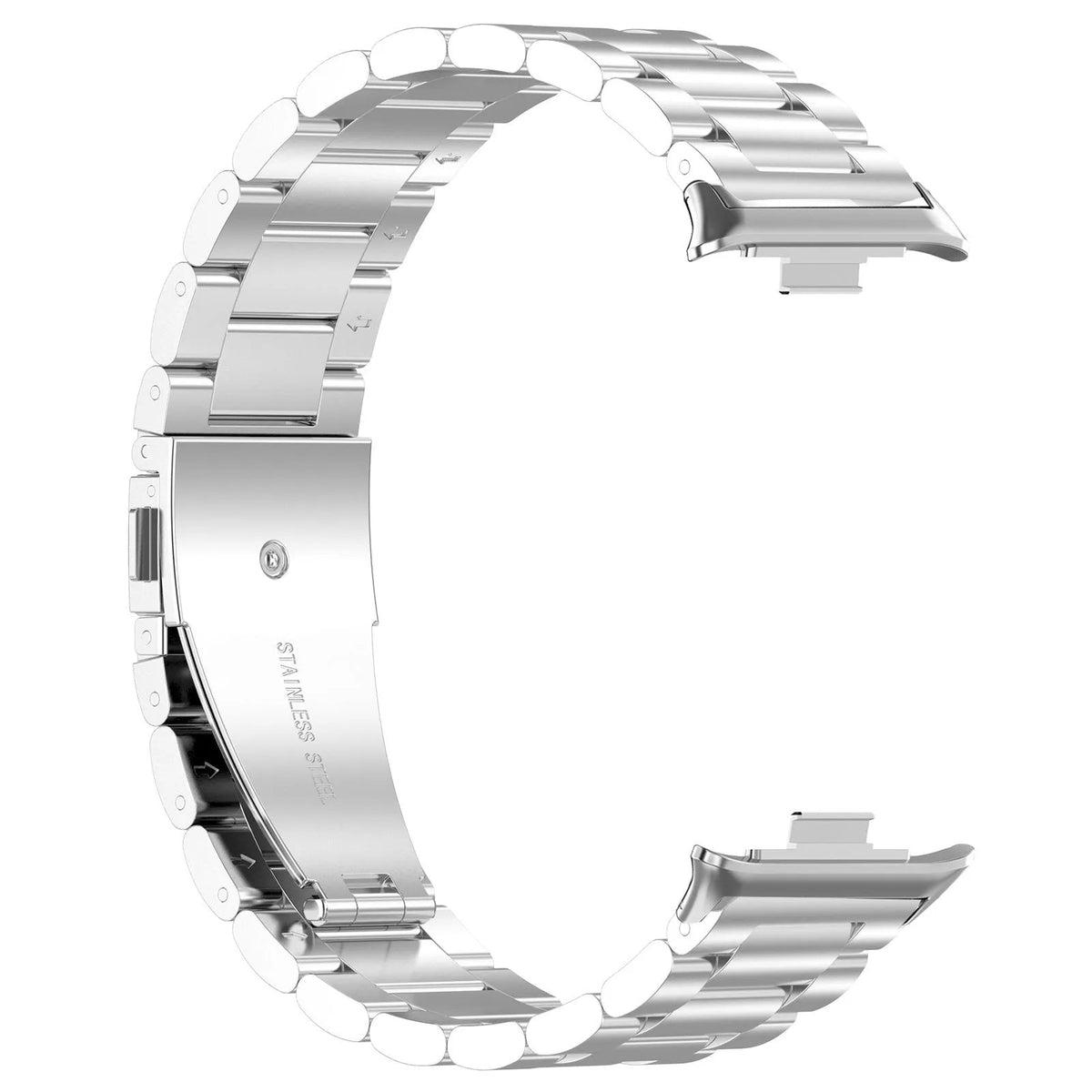 Steel Strap, silver, without a watch, 3/4 front view