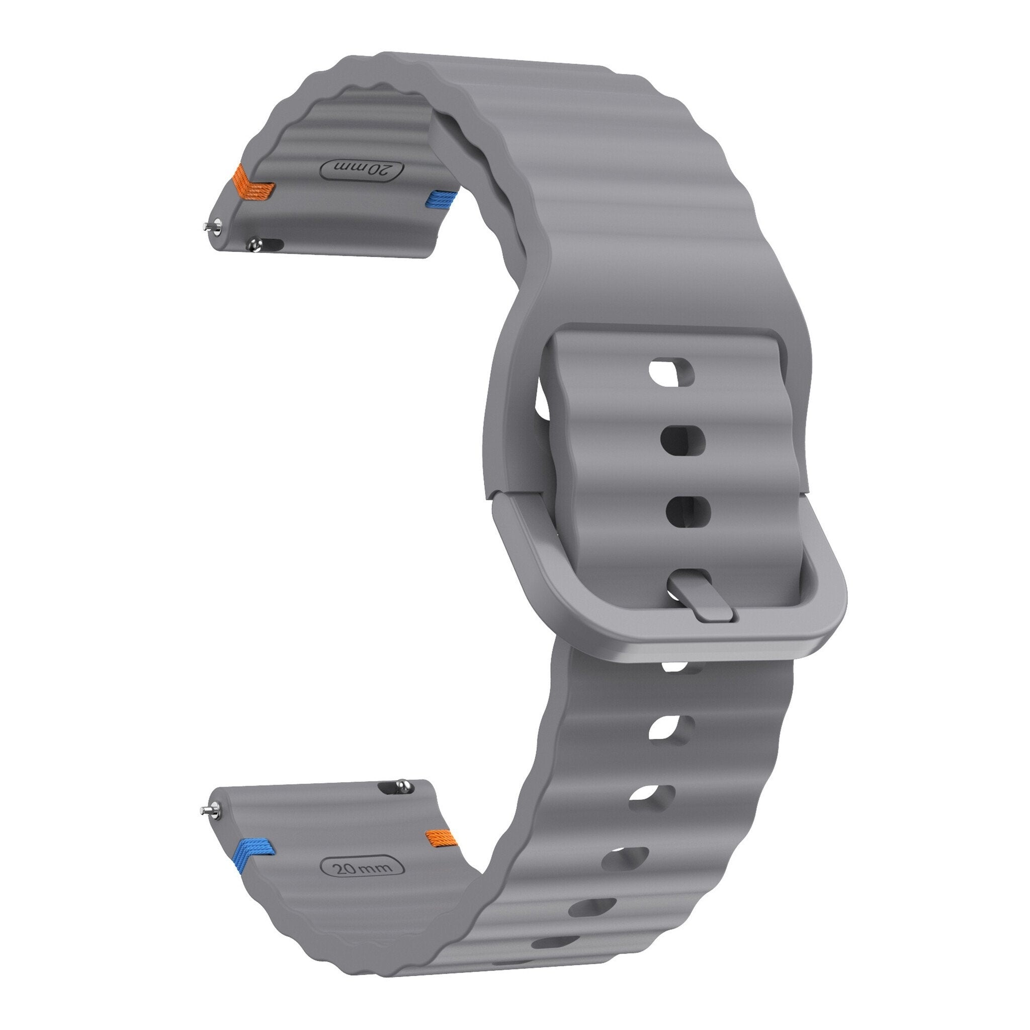 Huawei Watch GT 6 - 46mm wave siliconen bandje (donkergrijs)