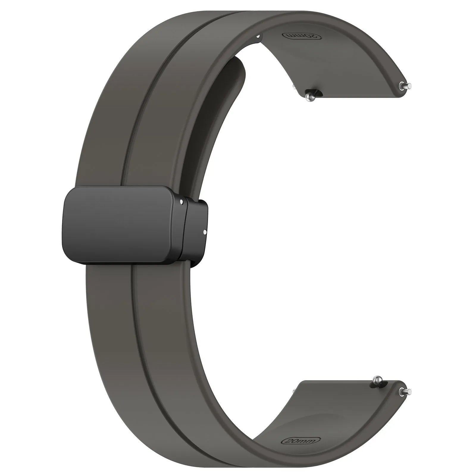 Amazfit Bip 3 (Pro) D-Buckle Silicone Strap (Dark Grey)