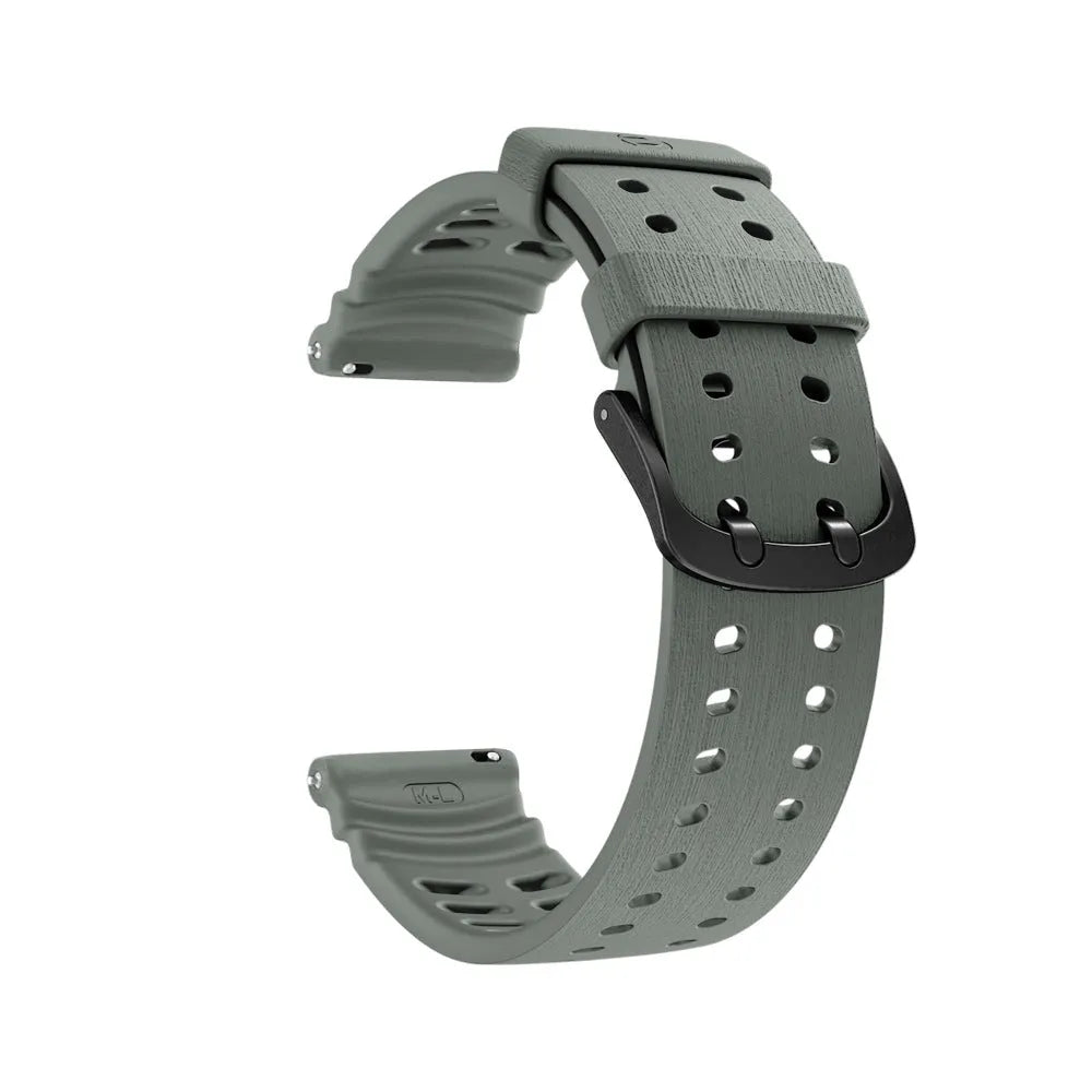 Polar Vantage V3 silicone grain band (donkergrijs)