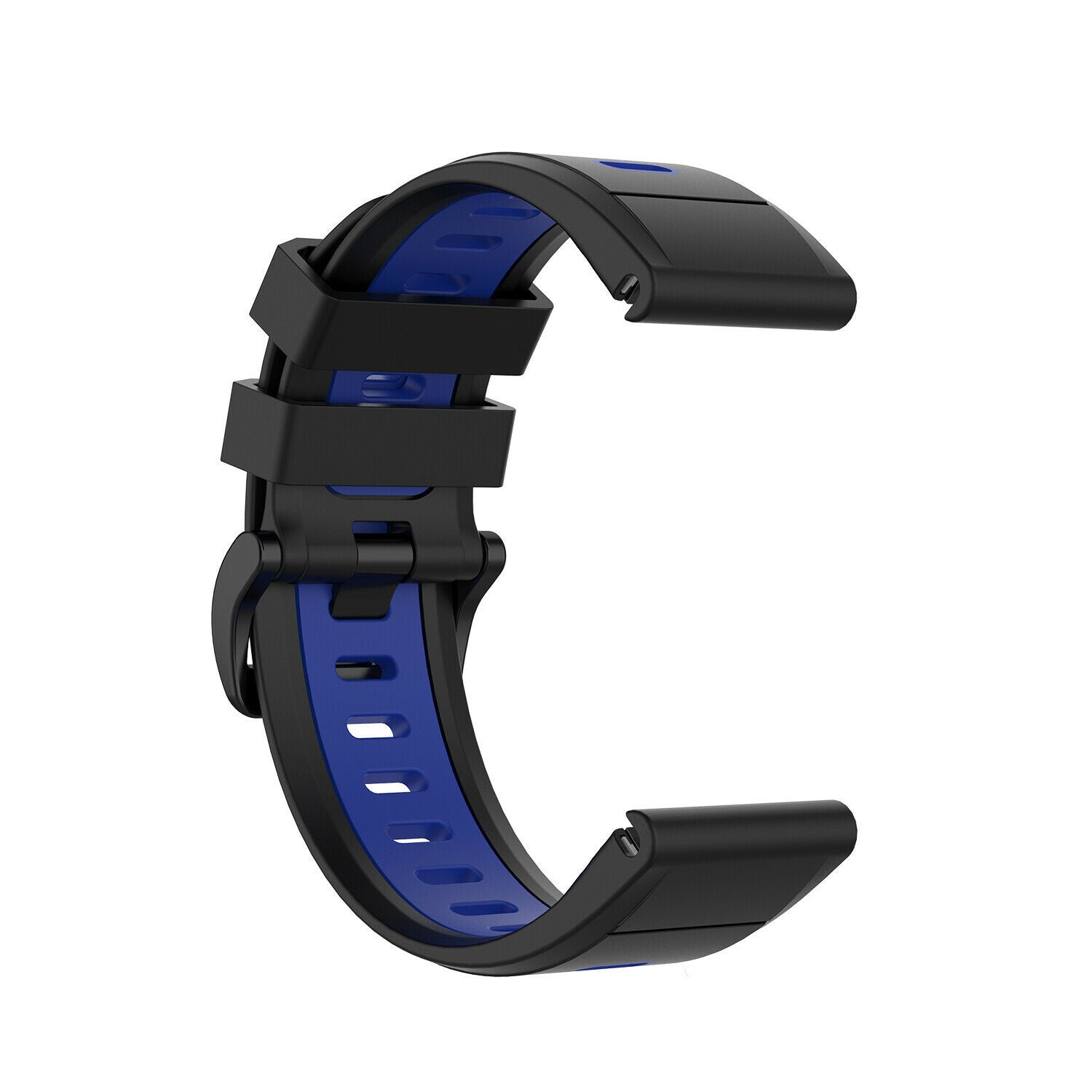 Garmin Fenix 8 Pro - 51mm sport gesp band (zwart/blauw)
