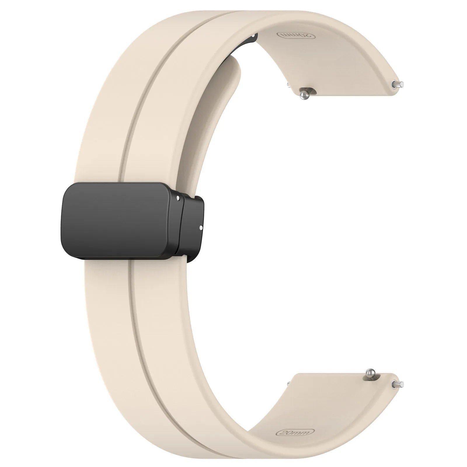 Coros Apex 42mm D-Buckle Silicone Strap (Starlight)