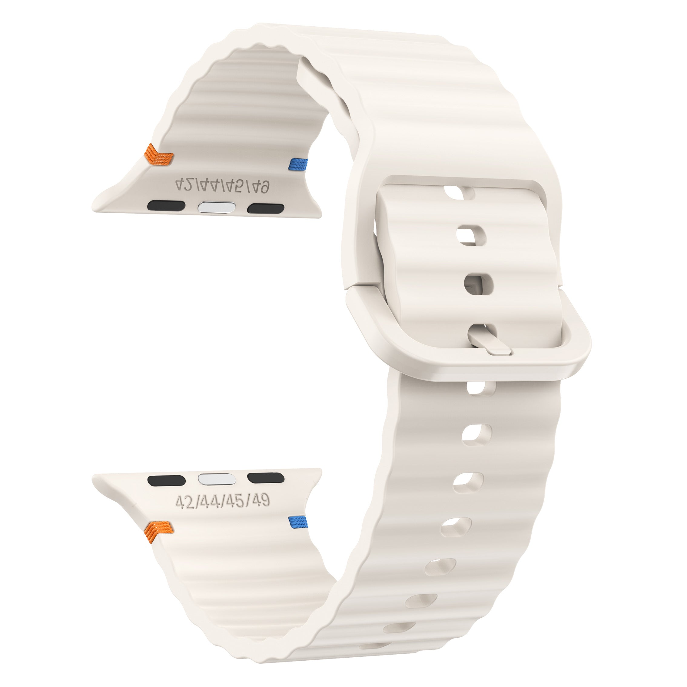 Apple Watch Ultra Wave bandje (sterrenlicht)
