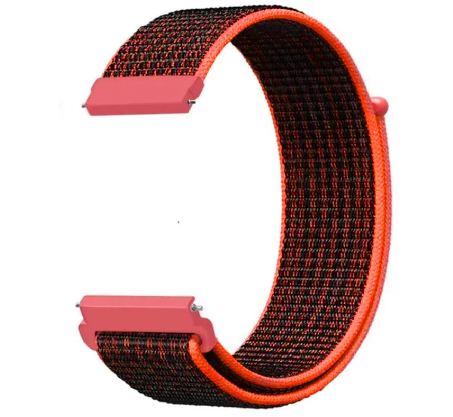 Coros Apex 2 Pro nylon bandje (zwart/oranje)