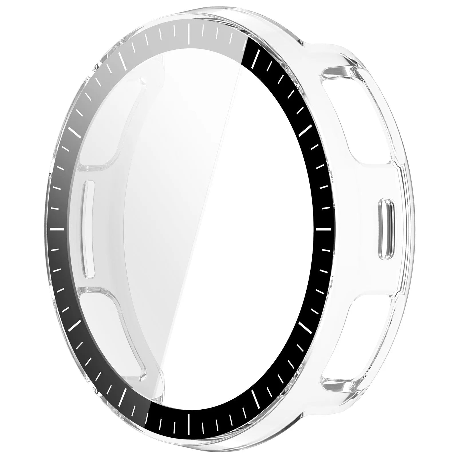 Amazfit Active 3 Premium PC case met glas (transparant)