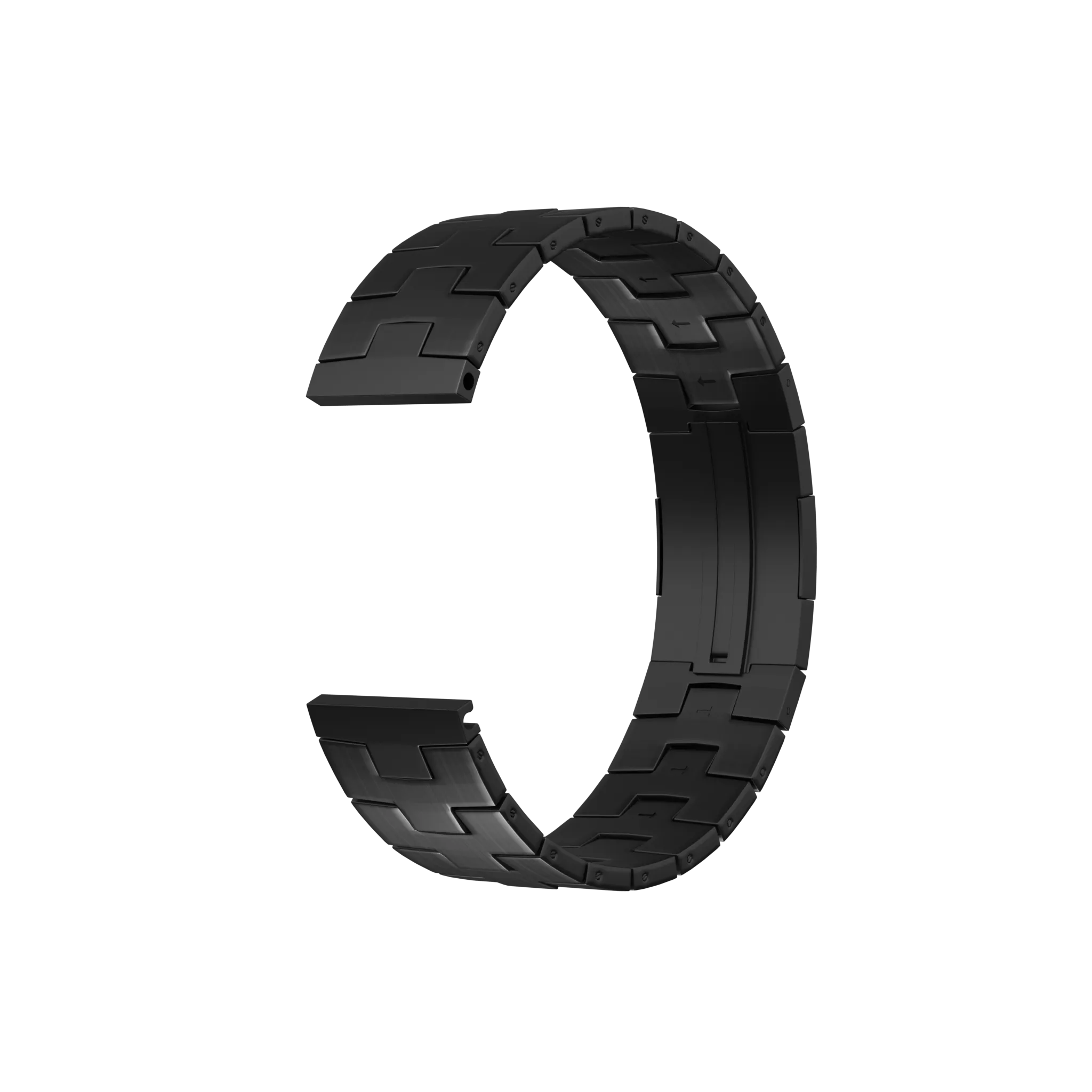 Suunto 9 Peak Pro titanium grain band (platte sluiting) (grafiet)