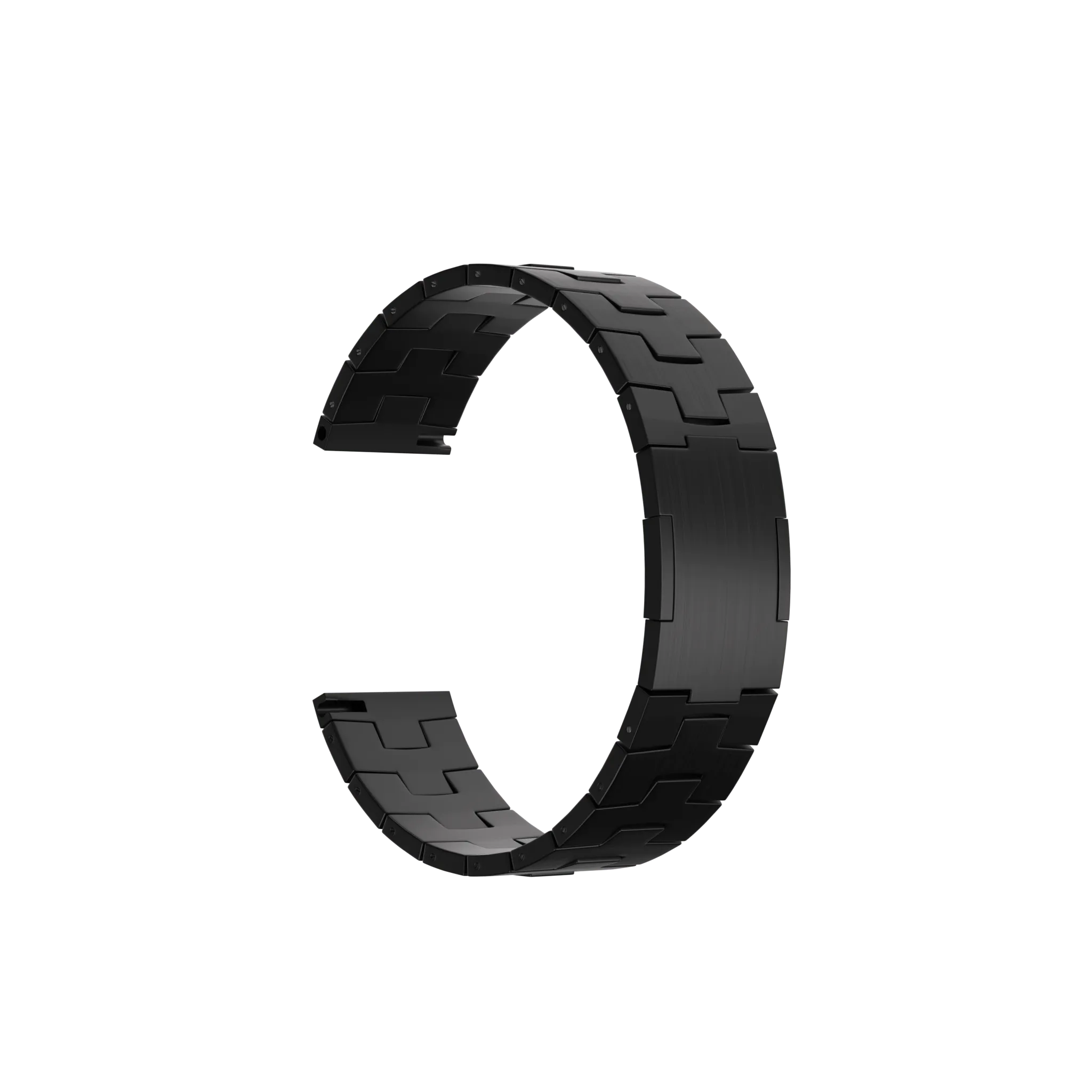 Huawei Watch GT 5 - 46mm Titanium Grain Strap (Flat Closure) (Black)