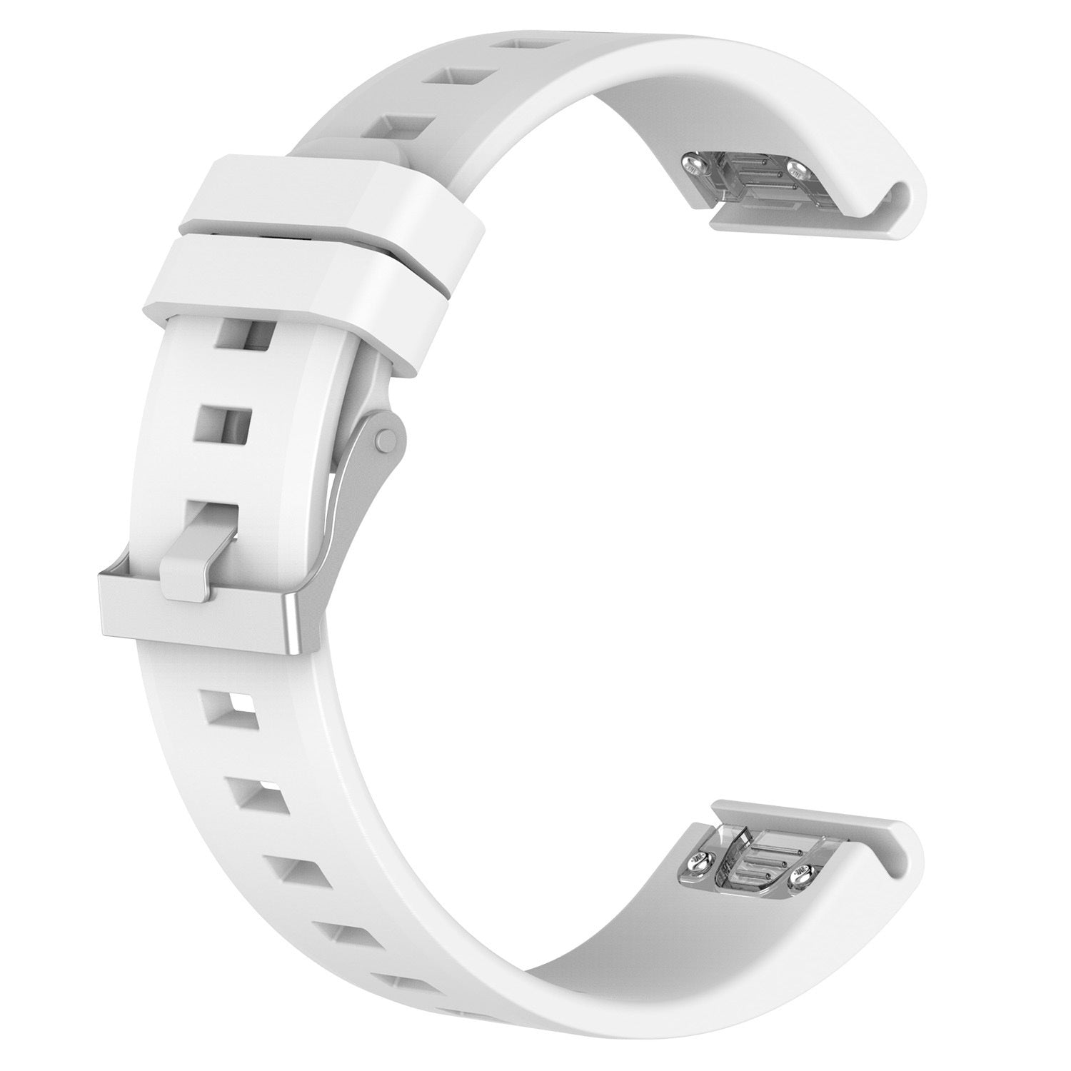 Garmin Approach S70 - 42mm glossy silicone band (wit)