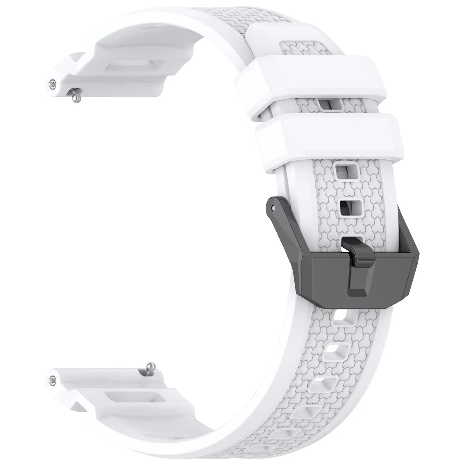 Coros Apex 4 - 46mm siliconen bandje (wit)