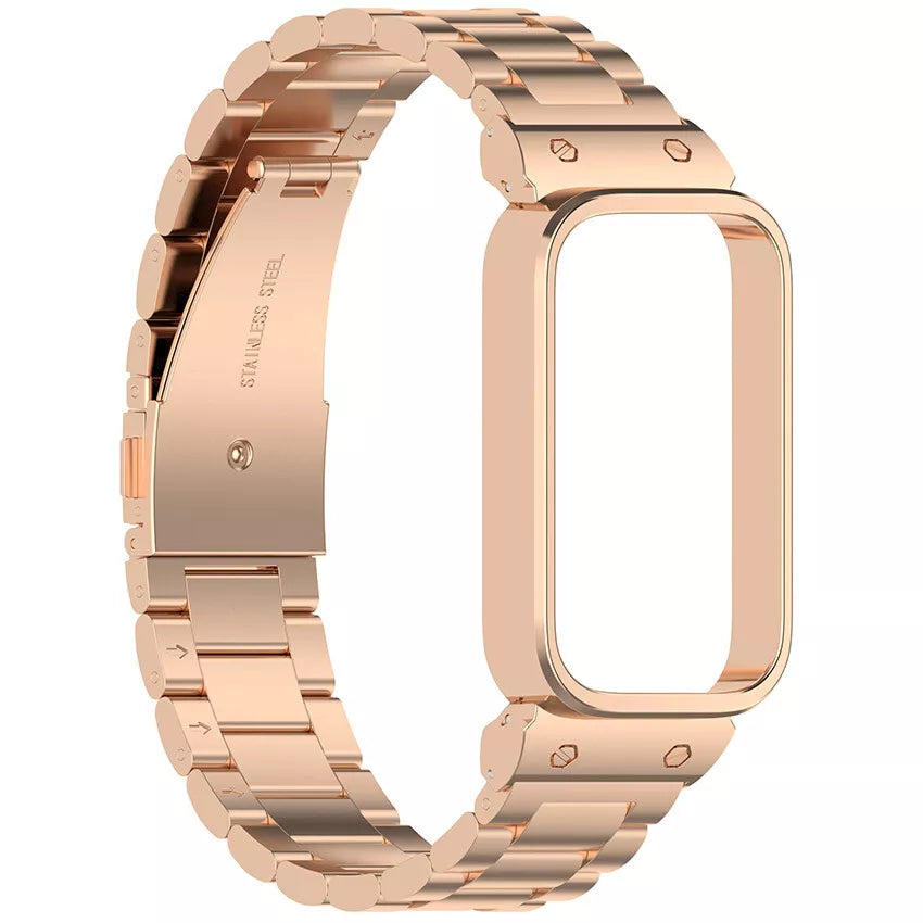 Xiaomi Smart Band 9 Active stalen band (rosé goud)