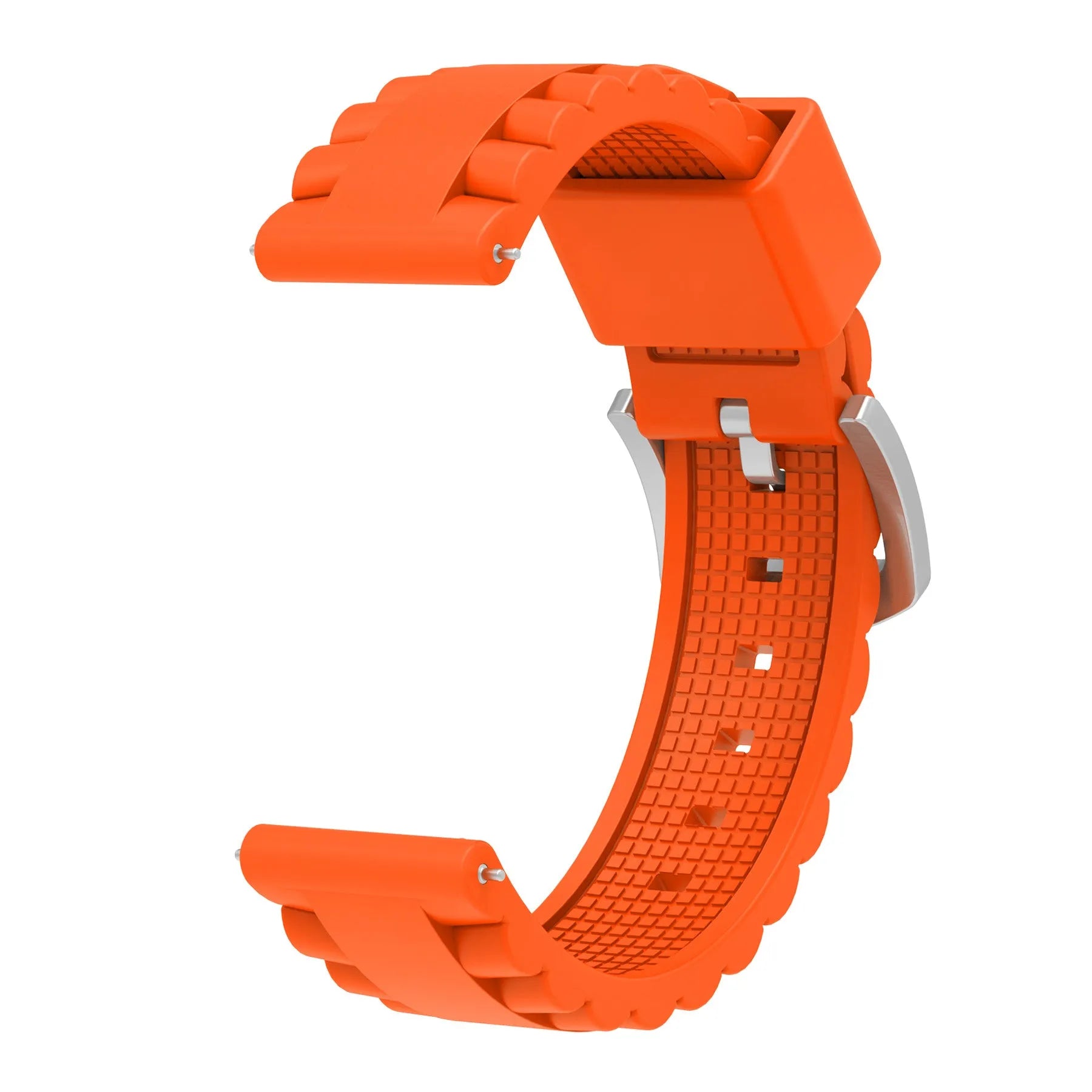 Coros Apex 4 - 46mm wave siliconen bandje (oranje)