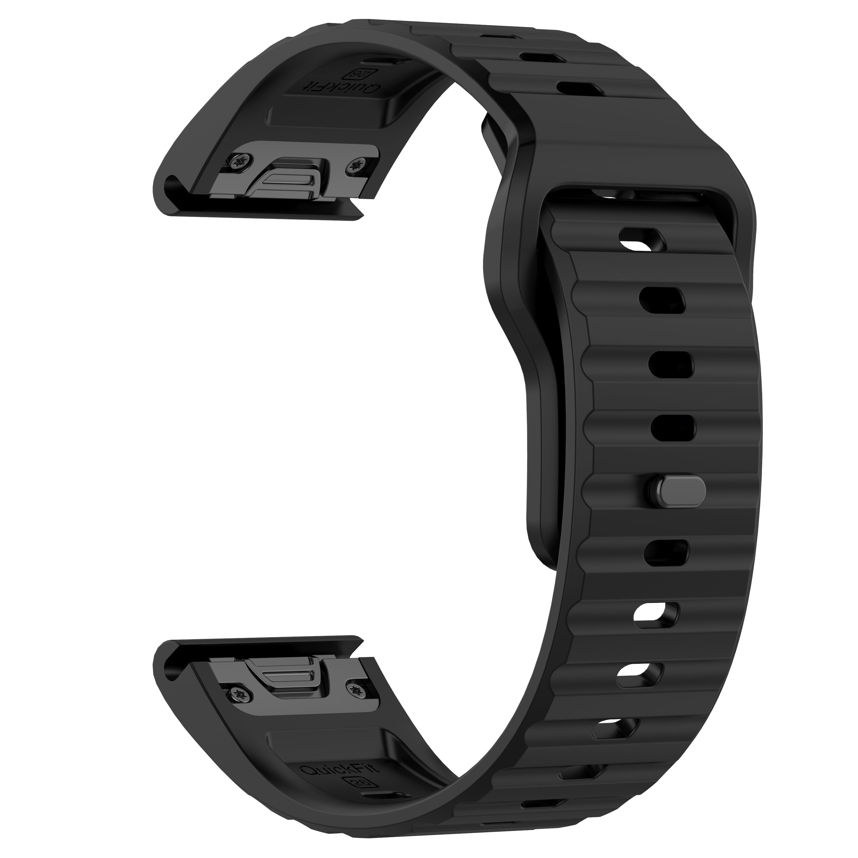 Garmin Tactix 7 outdoor siliconen band (zwart)