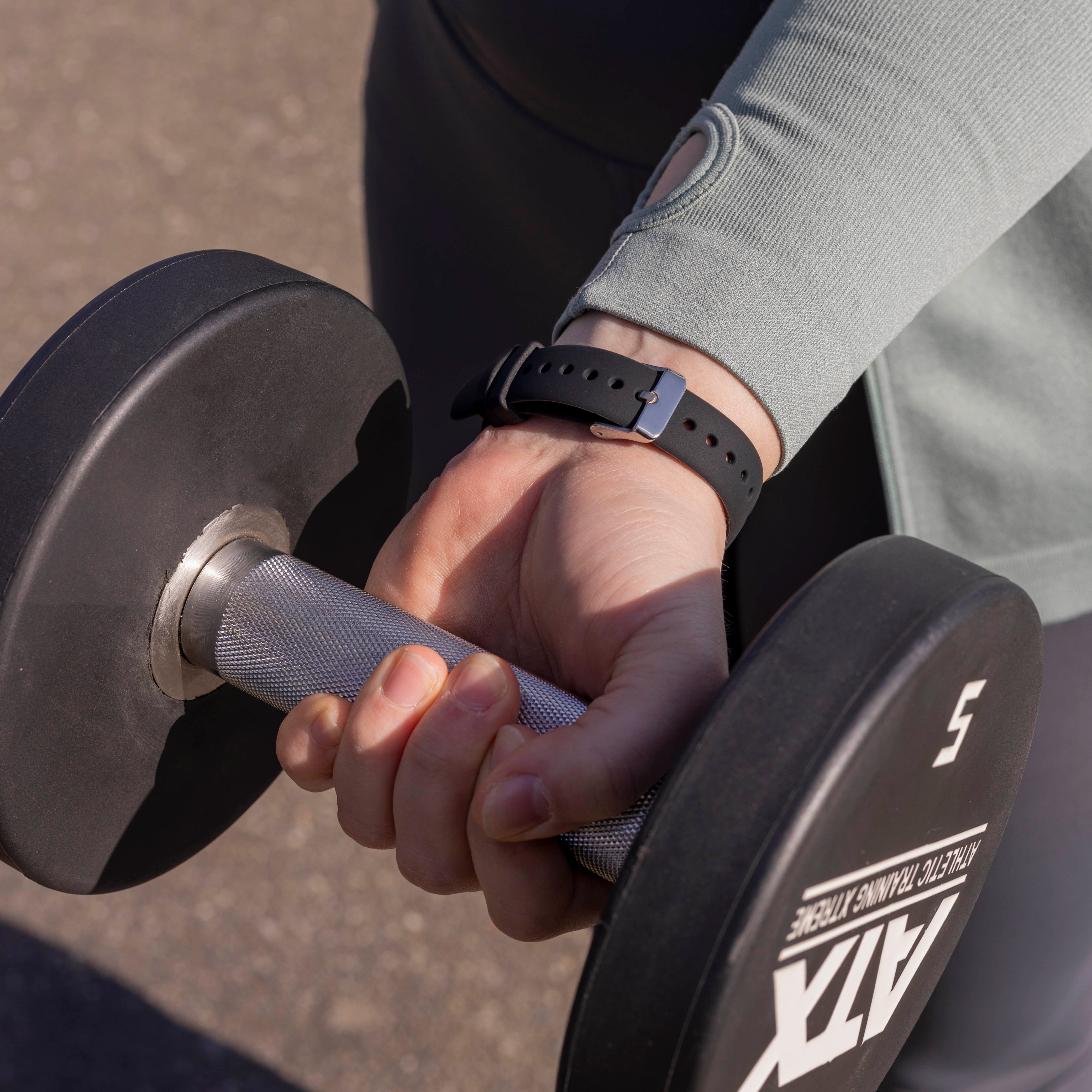 Fitbit Versa 4 luxe siliconen bandje (zwart)