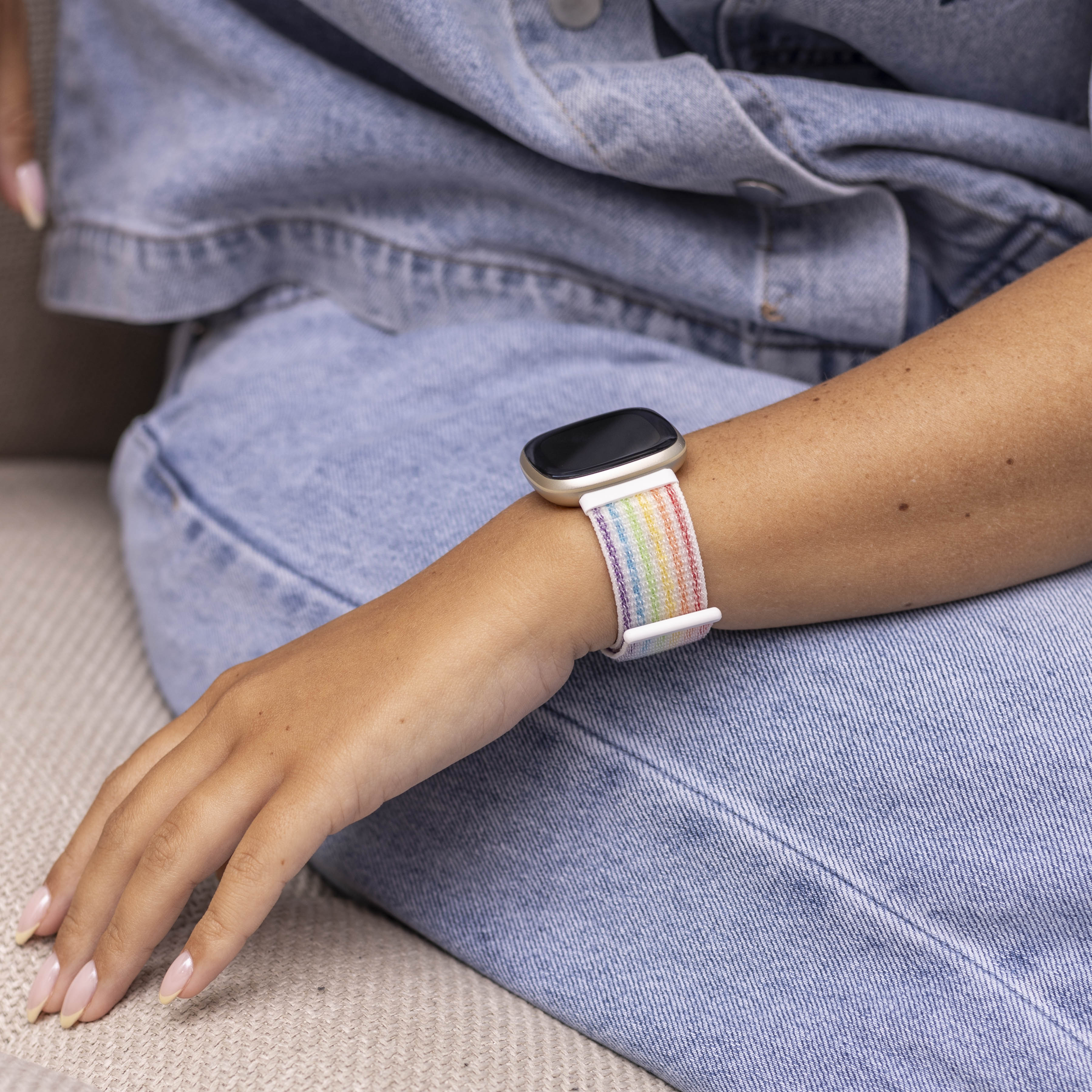 Fitbit Sense Nylon Strap (Multicoloured)