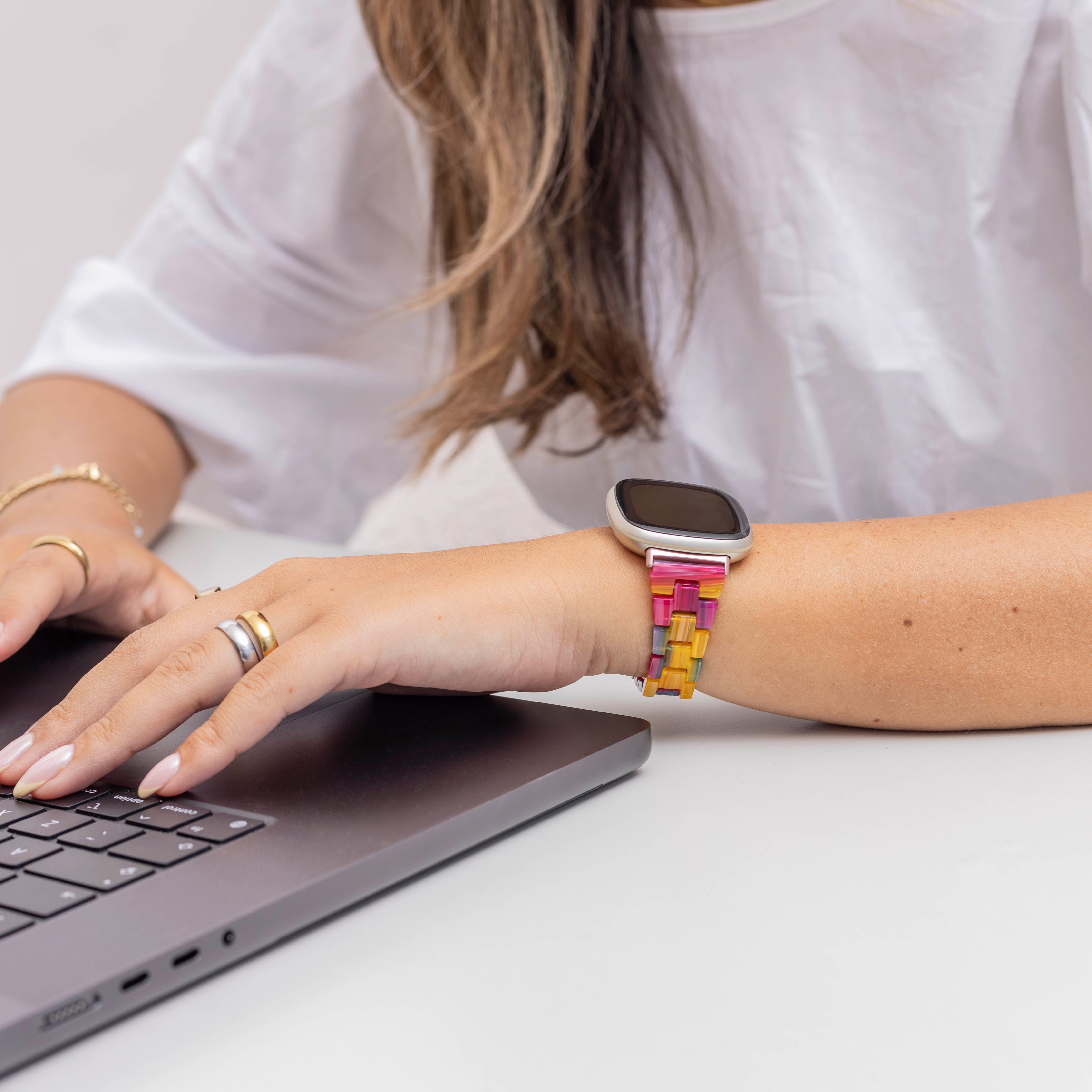 Fitbit Sense resin band (kleurrijk)