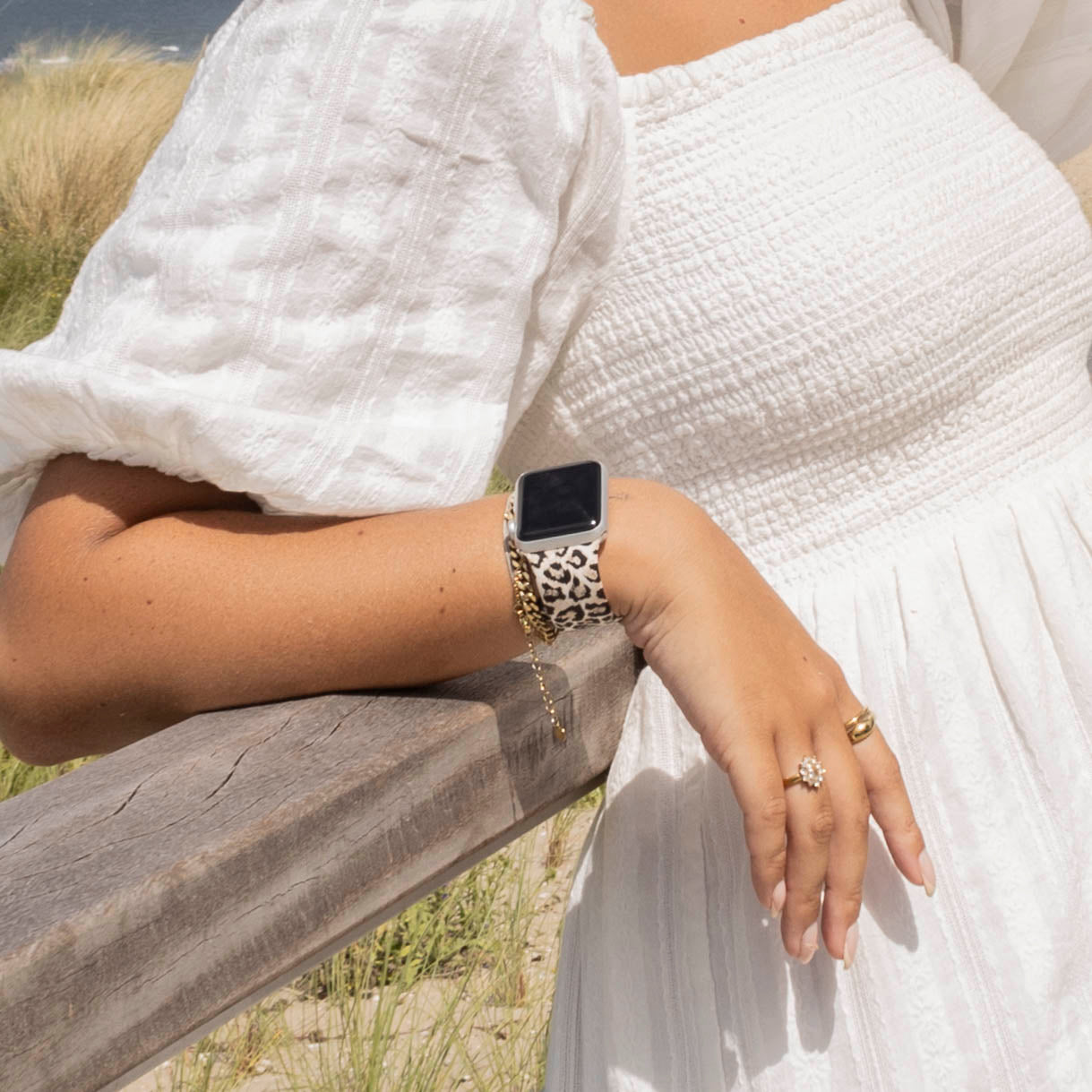 Lucky Leopard Apple Watch bandje