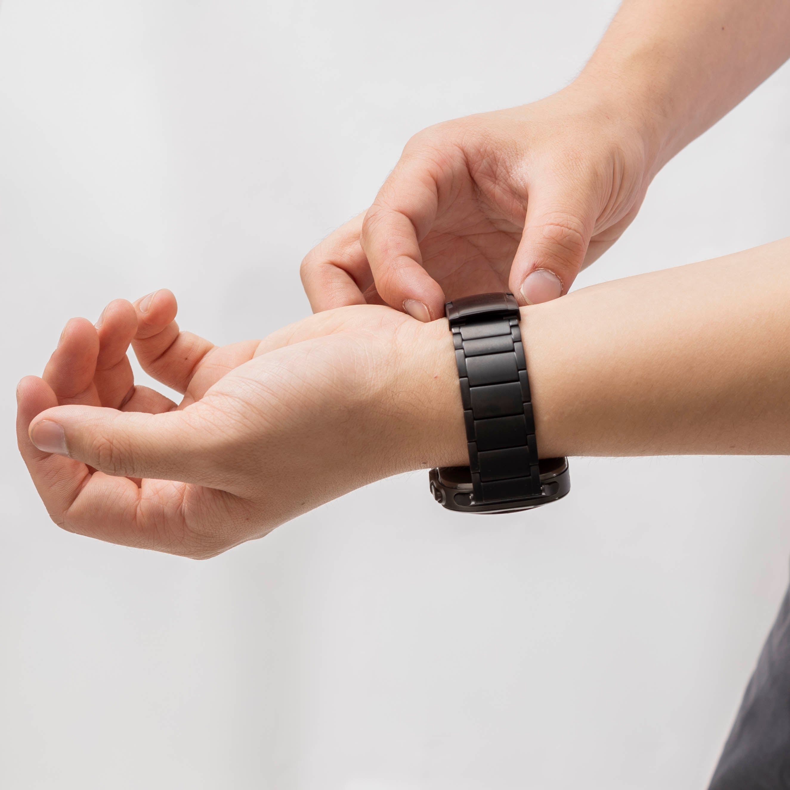 Bandz Samsung Galaxy Watch Ultra Titanium Strap 'Classic' (Black)