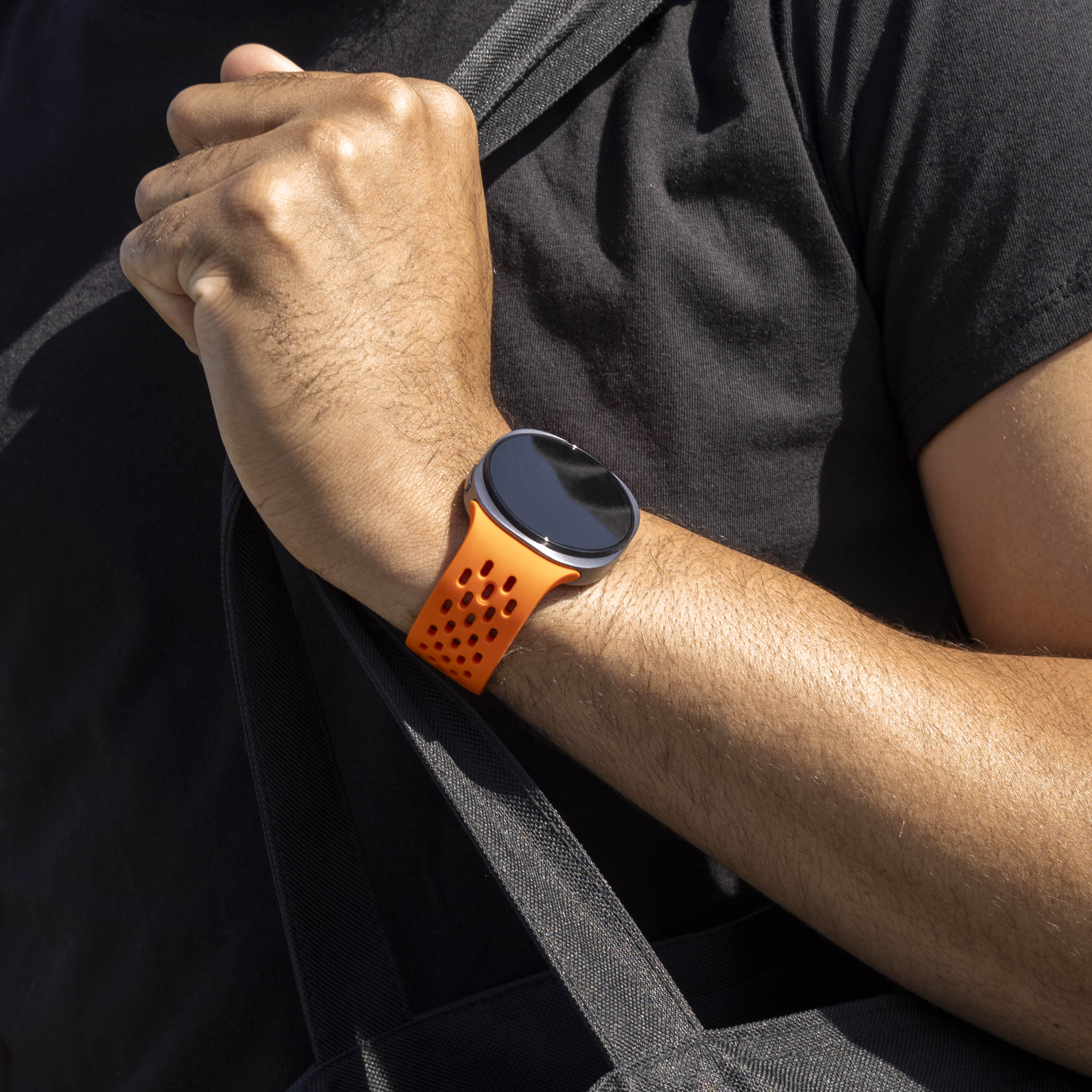 Samsung Galaxy Watch 8 Classic siliconen air bandje (oranje)