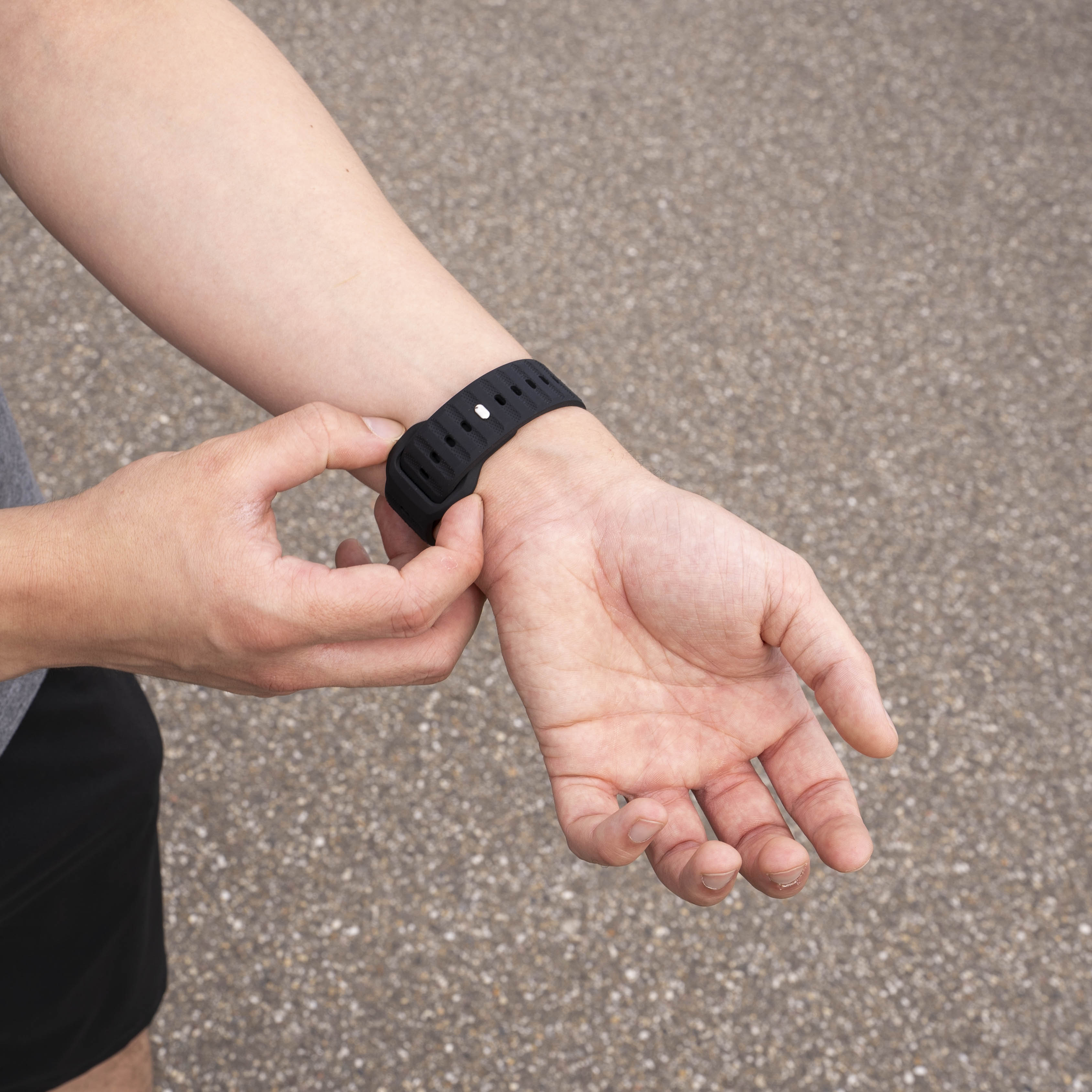 Samsung Galaxy Watch 8 Classic outdoor siliconen bandje (zwart)