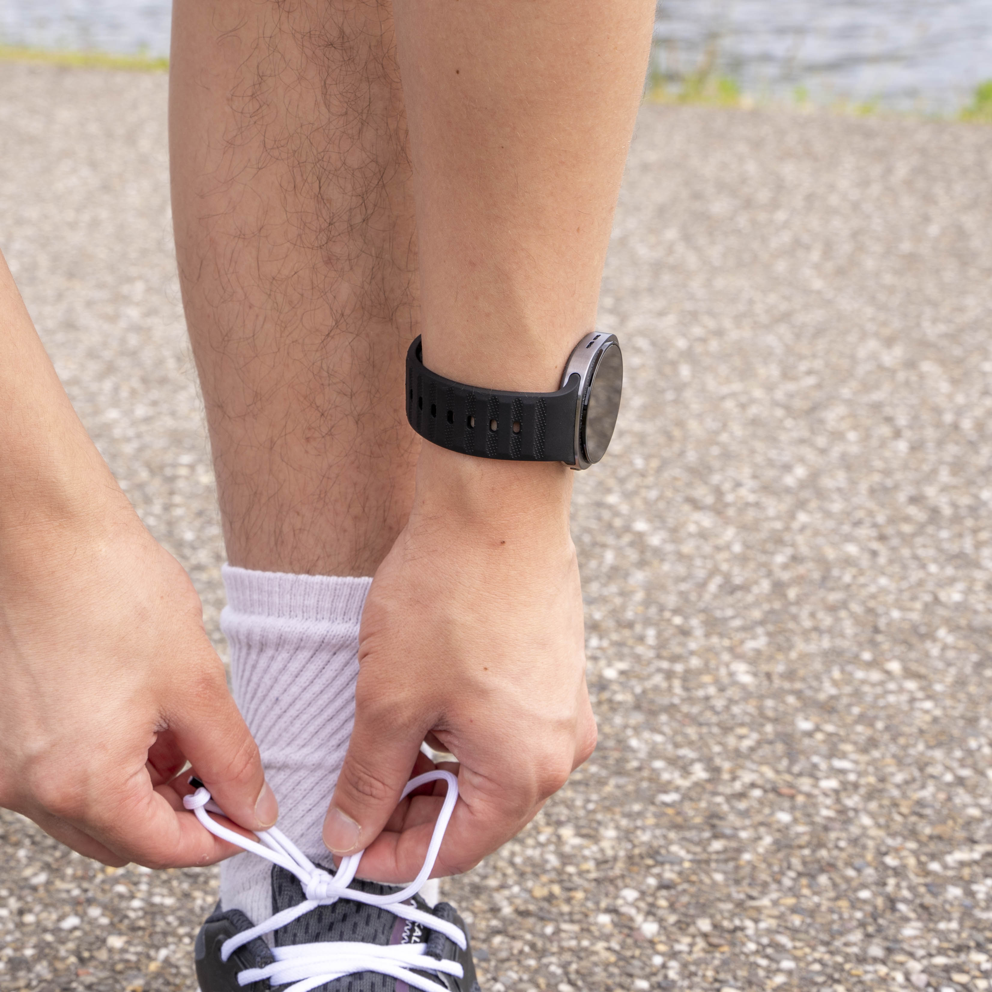 Samsung Galaxy Watch 8 - 40mm Outdoor Silicone Strap (Black)