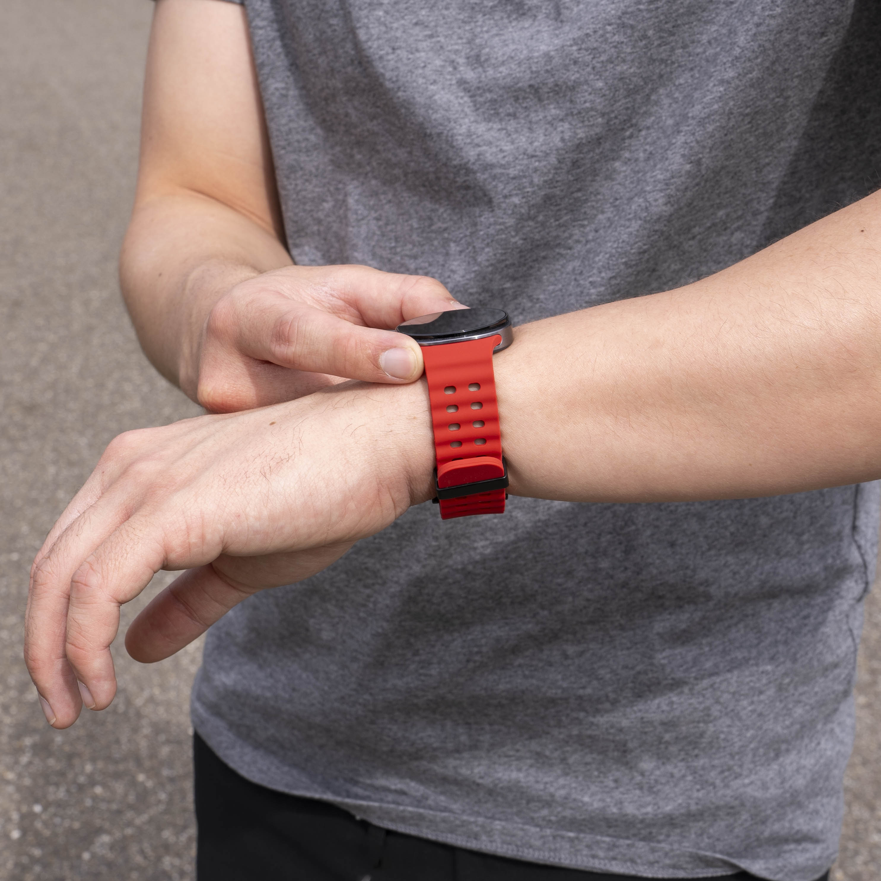 Samsung Galaxy Watch 8 - 44mm Ocean bandje (rood)