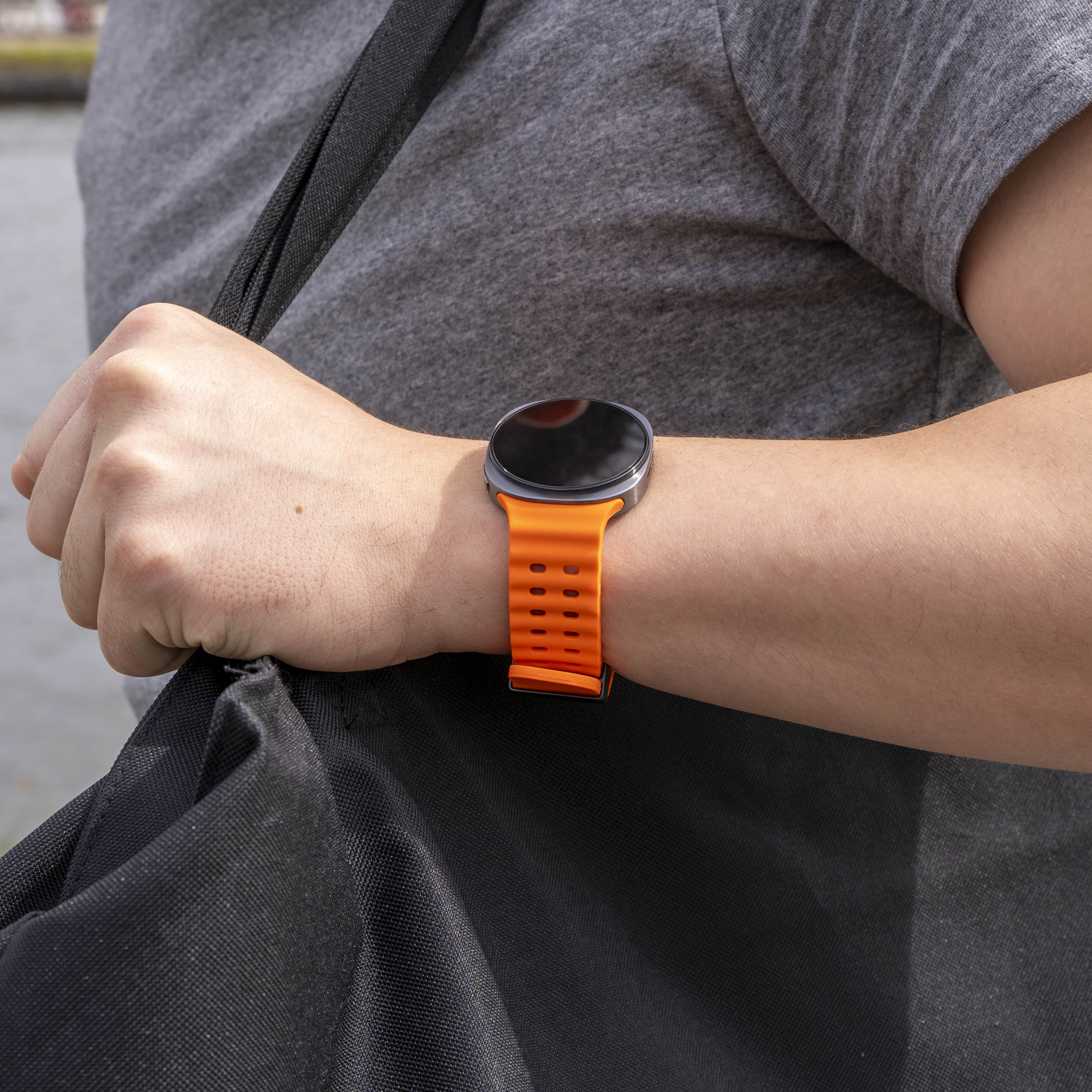 Samsung Galaxy Watch 8 - 44mm Ocean bandje (oranje)