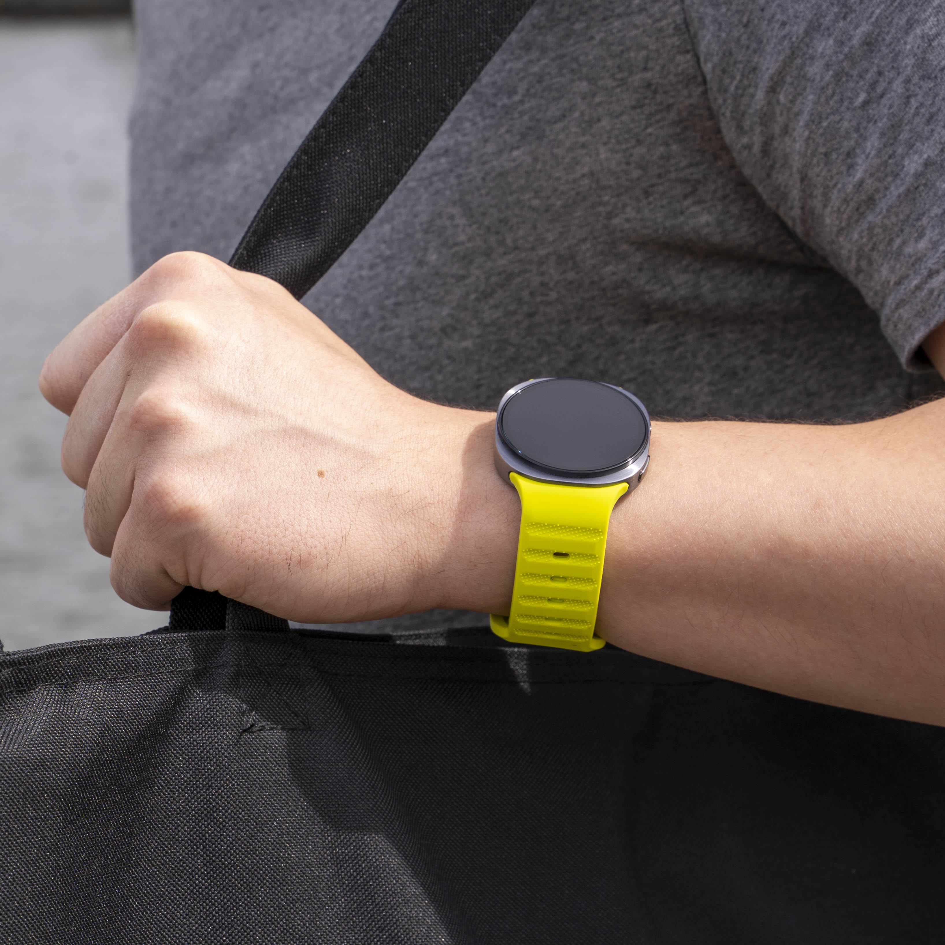 Samsung Galaxy Watch 8 - 44mm outdoor siliconen bandje (lime)