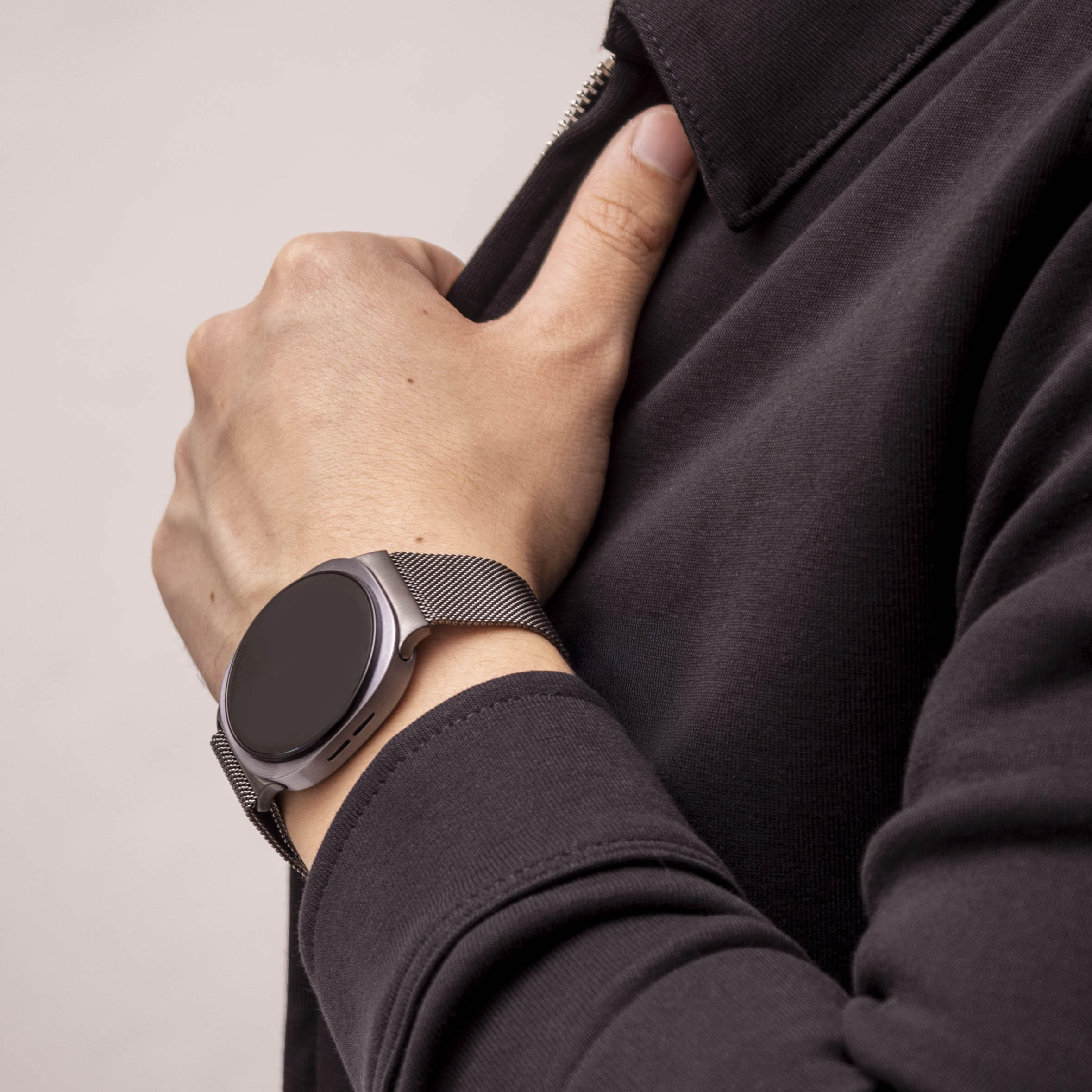 Samsung Galaxy Watch 8 - 44mm Milanese band (space grey)