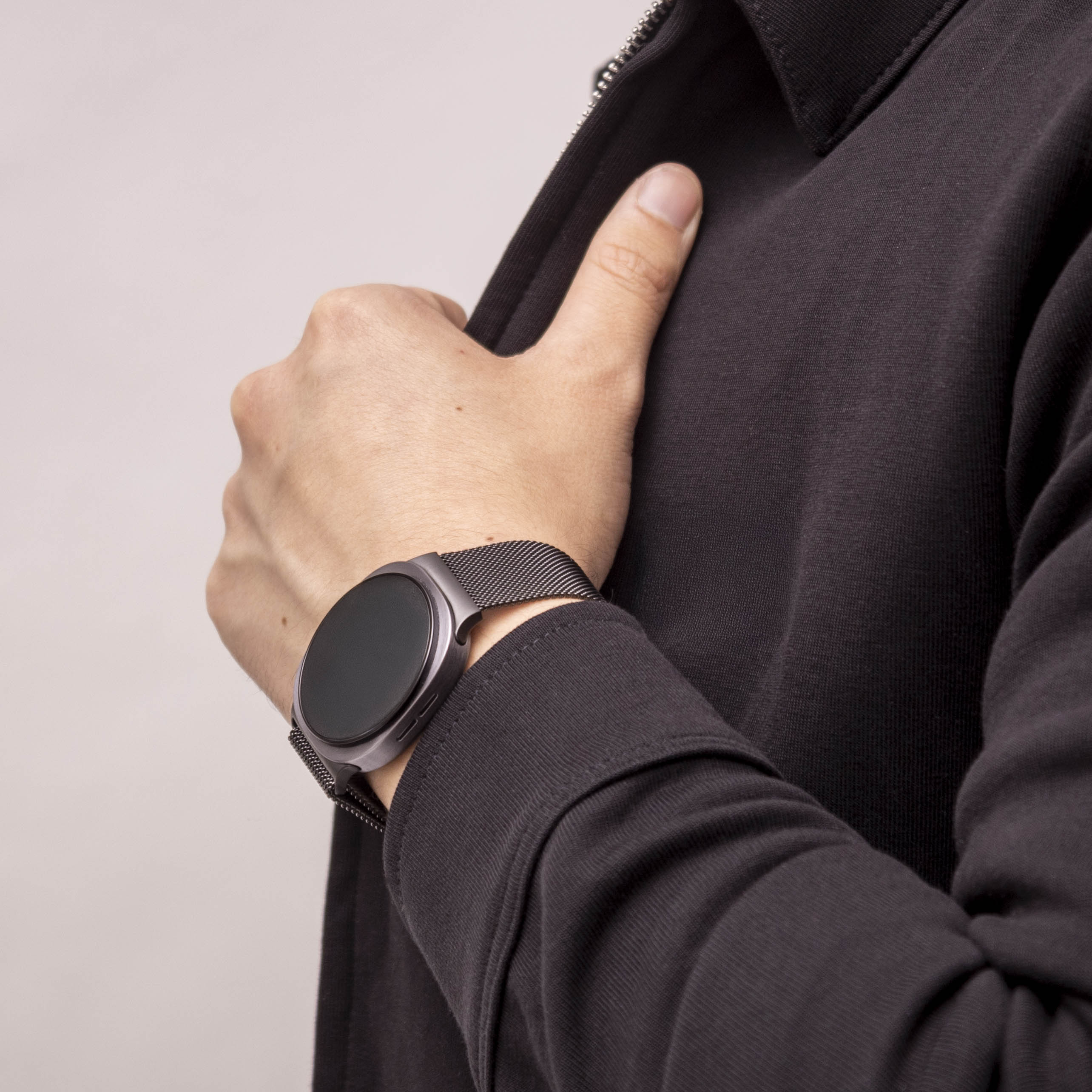 Samsung Galaxy Watch 8 - 44mm Milanese Strap (Black)