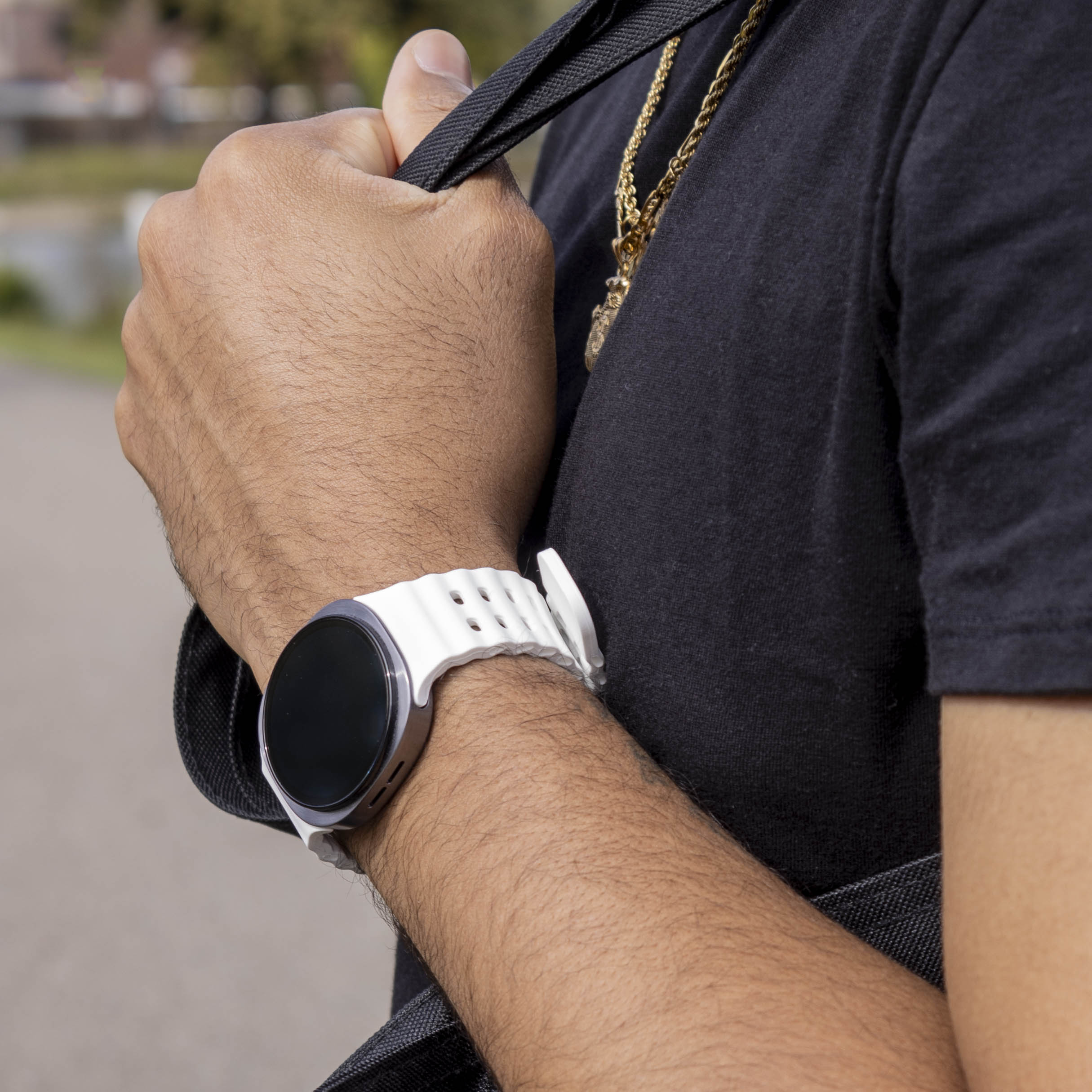 Samsung Galaxy Watch 8 - 40mm Ocean bandje (wit)