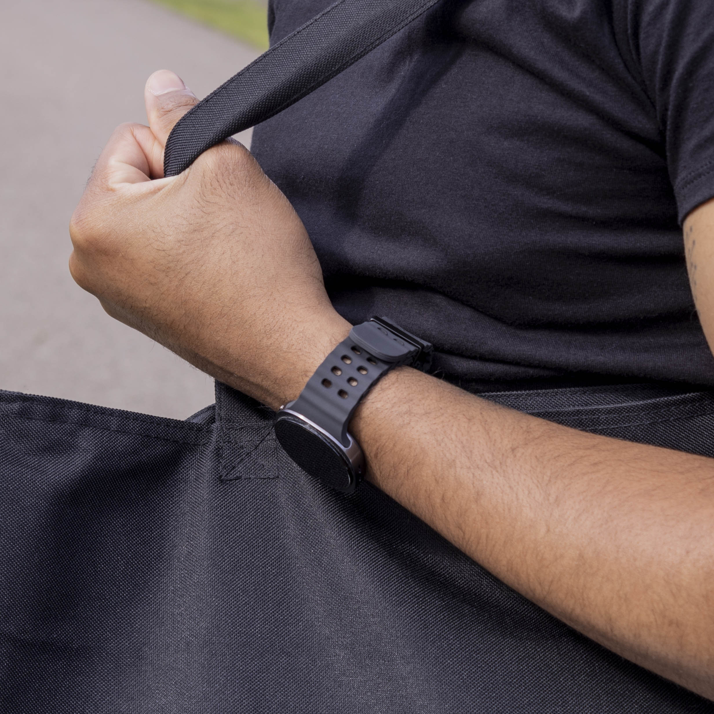 Samsung Galaxy Watch 8 Classic Ocean bandje (donkergrijs/zwart)