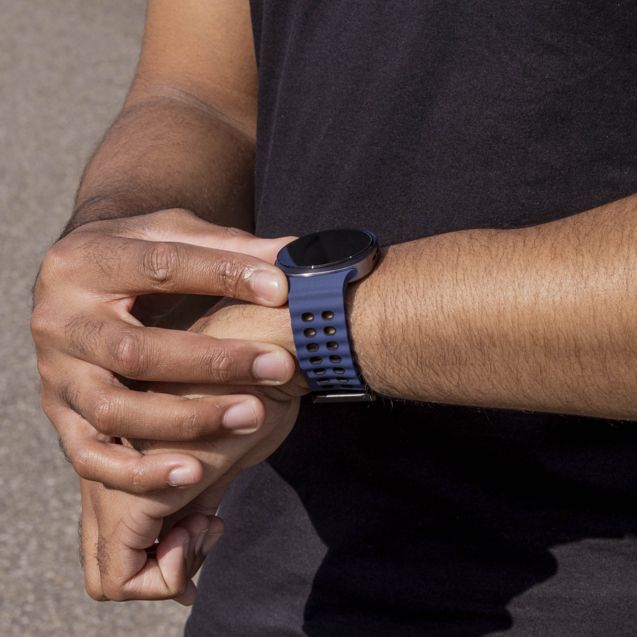 Samsung Galaxy Watch 8 - 44mm Ocean bandje (blauw/zwart)