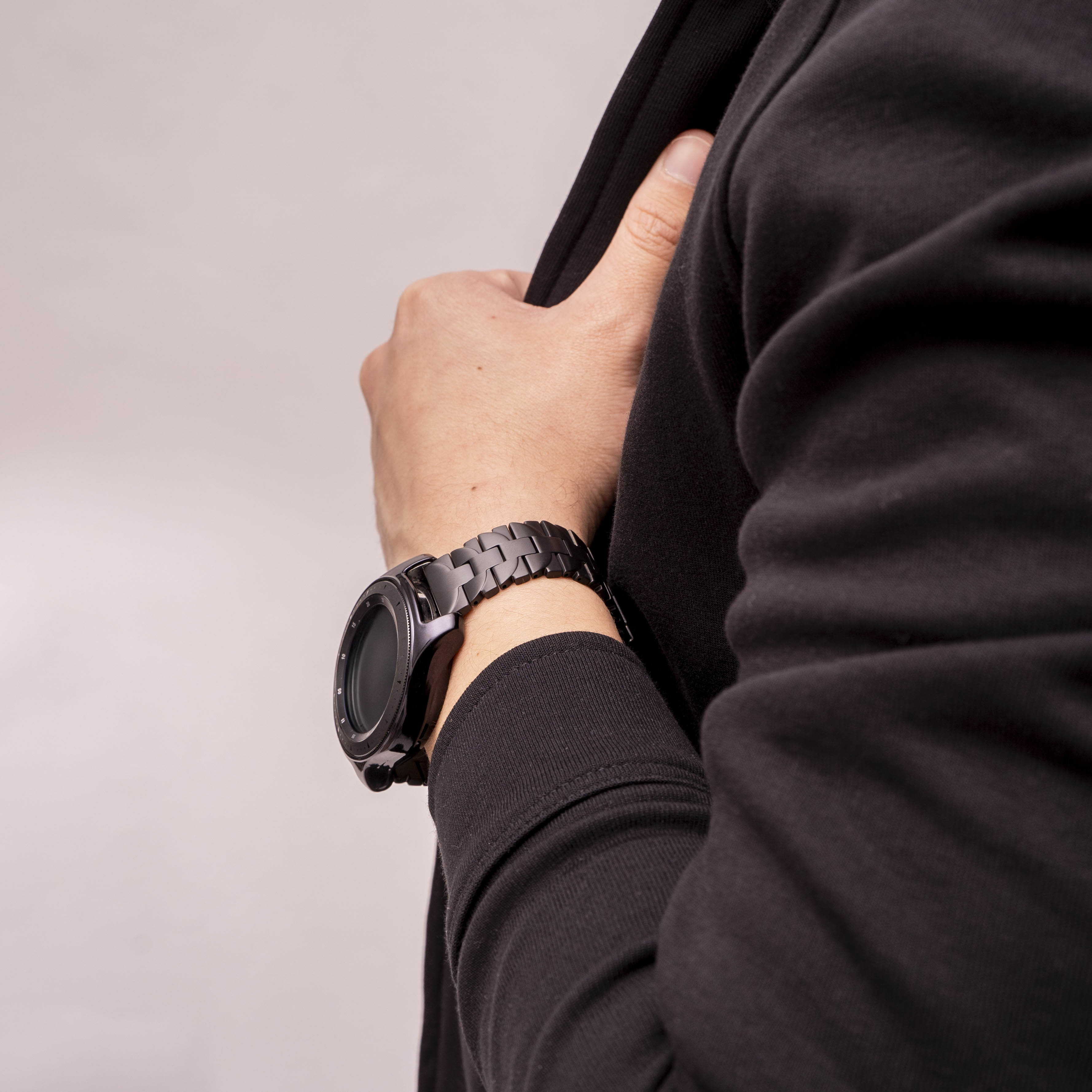 Huawei Watch GT 6 Pro - 46mm Butterfly titanium band (zwart)