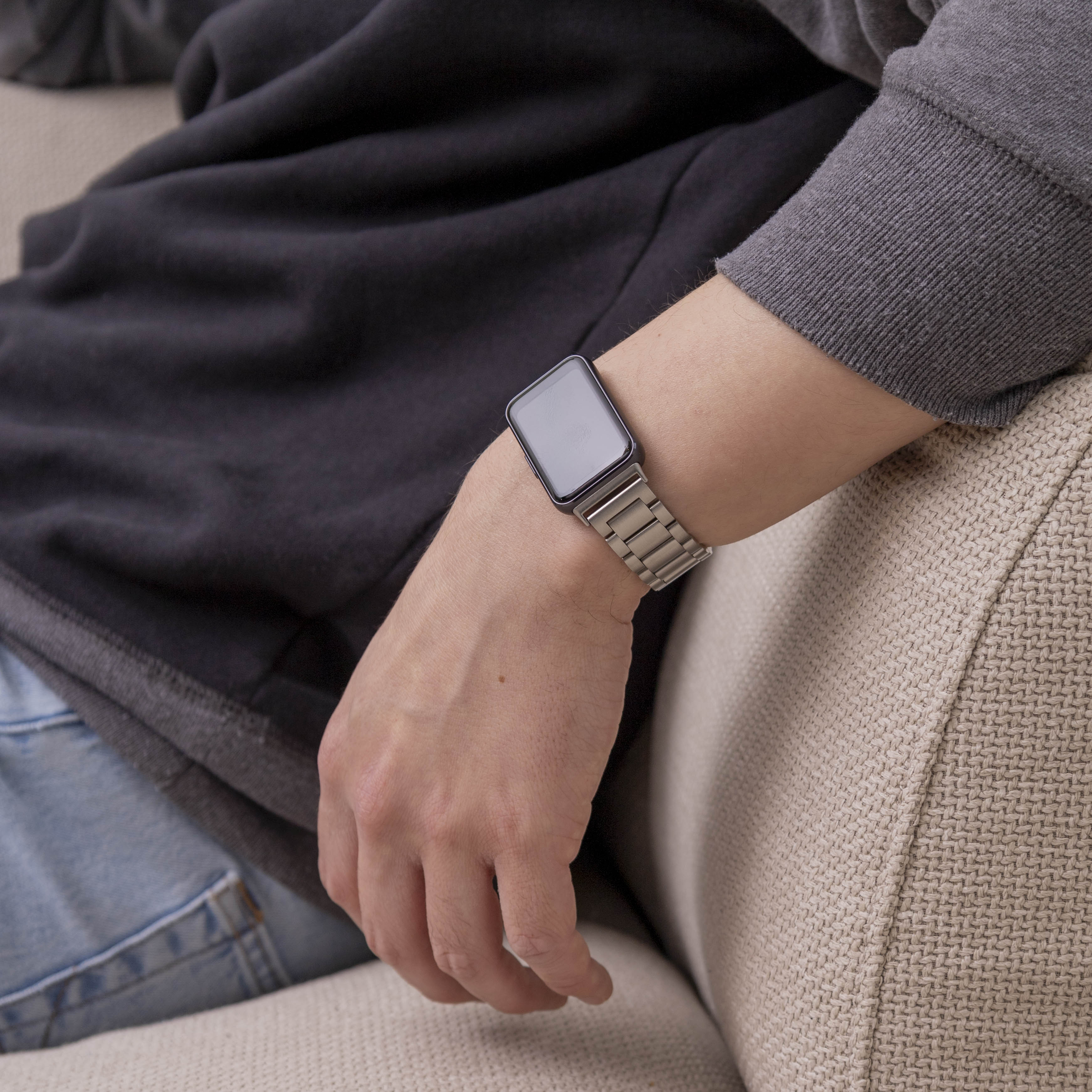 Samsung Galaxy Fit 3 stalen bandje (zilver)