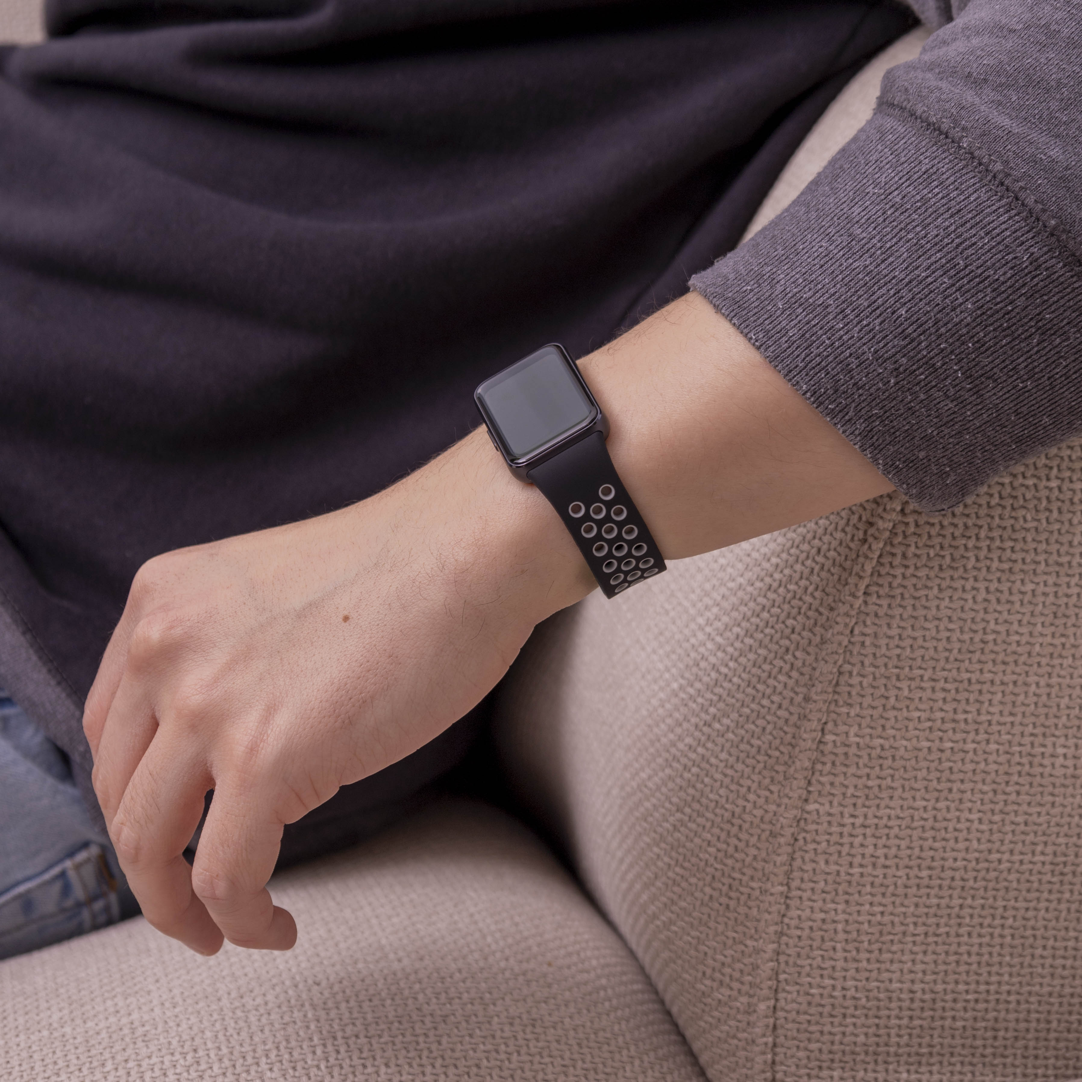 Samsung Galaxy Fit 3 sport bandje (zwart/grijs)