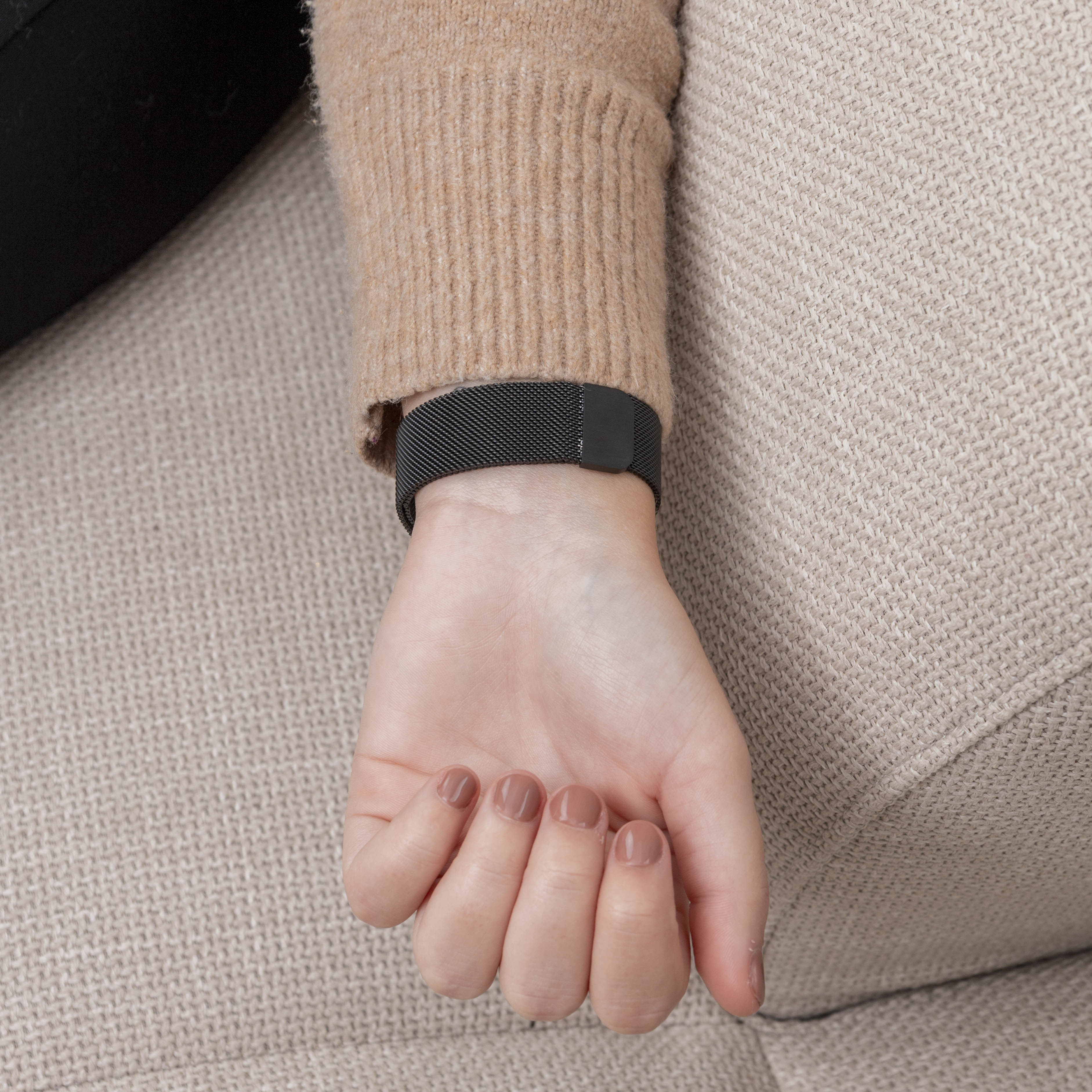 Huawei Watch Fit 4 Milanese band (zwart)