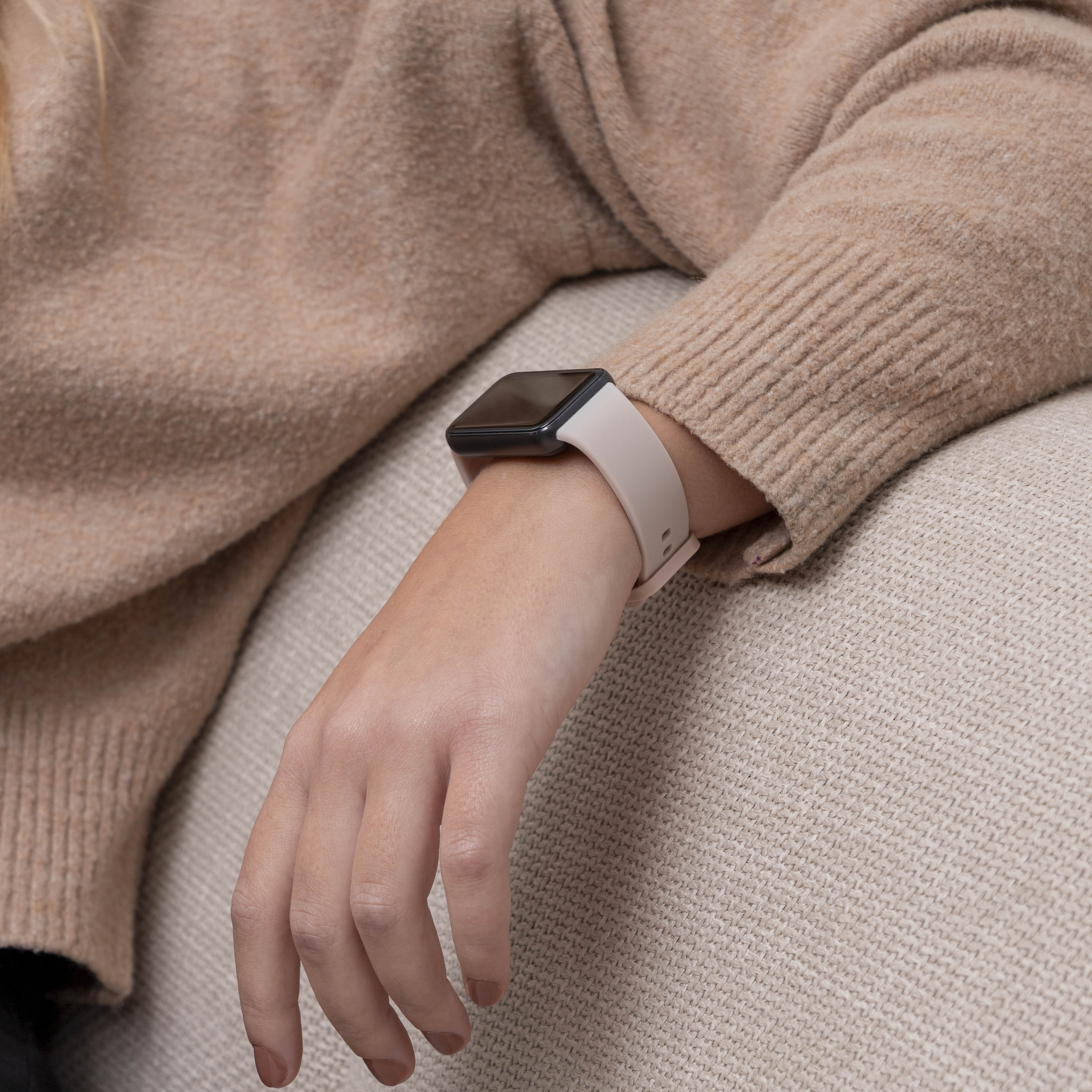 Samsung Galaxy Fit 3 siliconen bandje (roze)