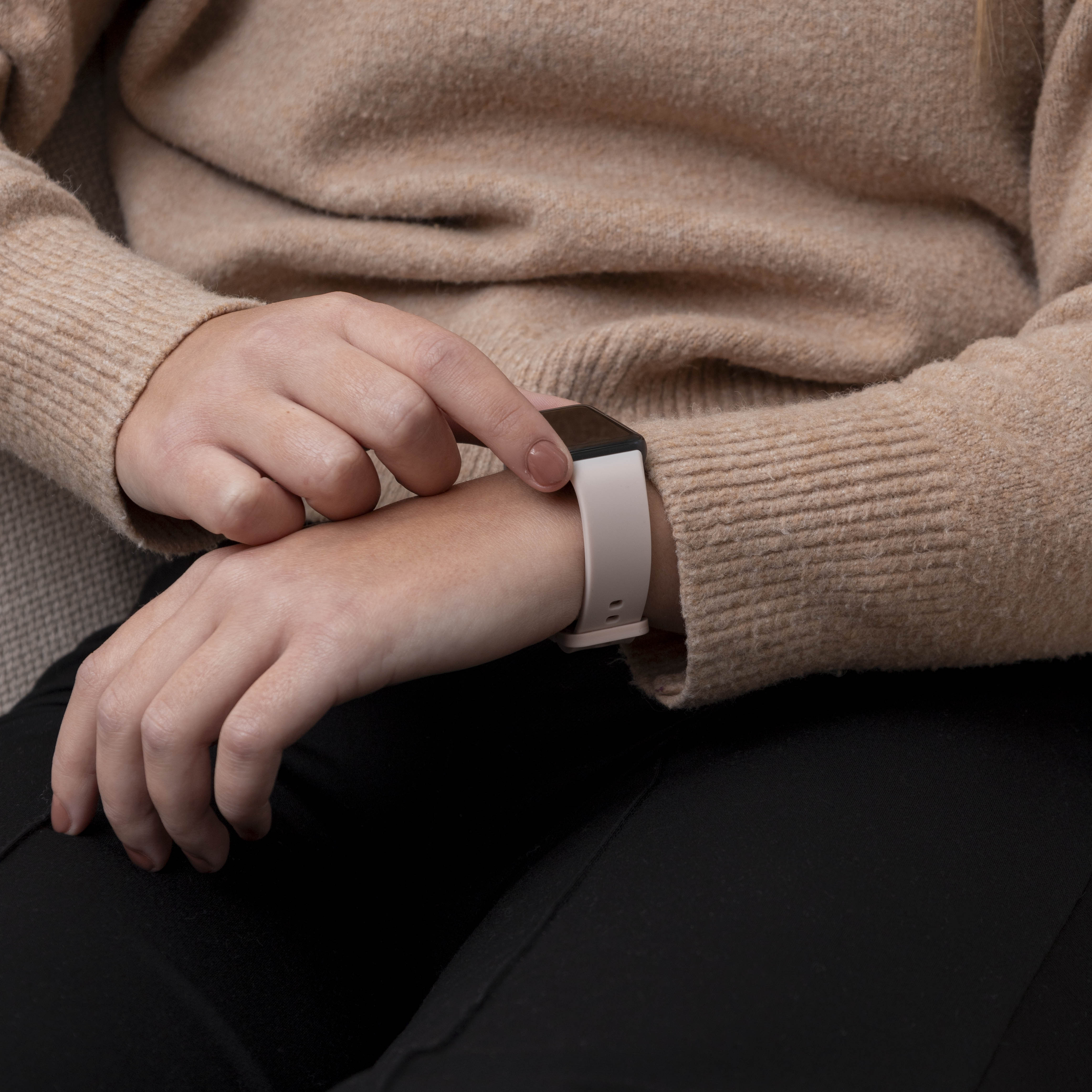 Samsung Galaxy Fit 3 siliconen bandje (roze)