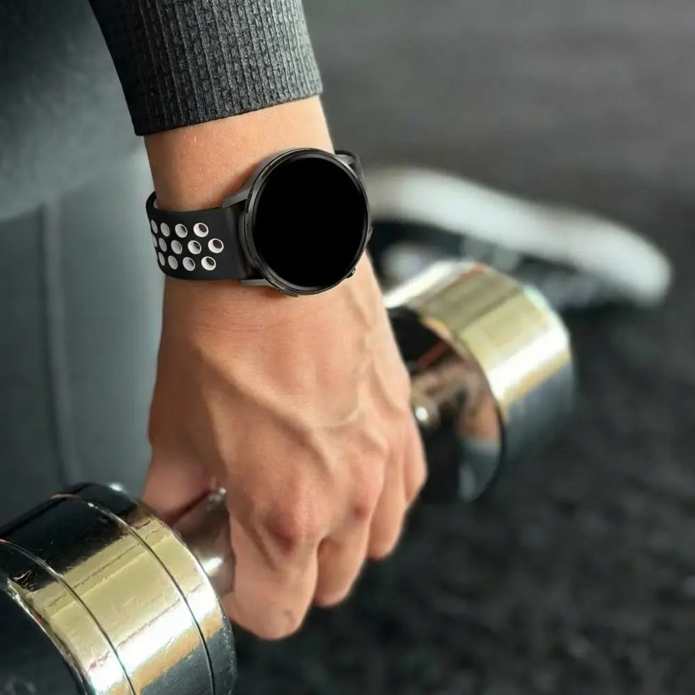 Bandz Garmin Bounce 2 Sport Strap 'Deluxe' (Black-White)