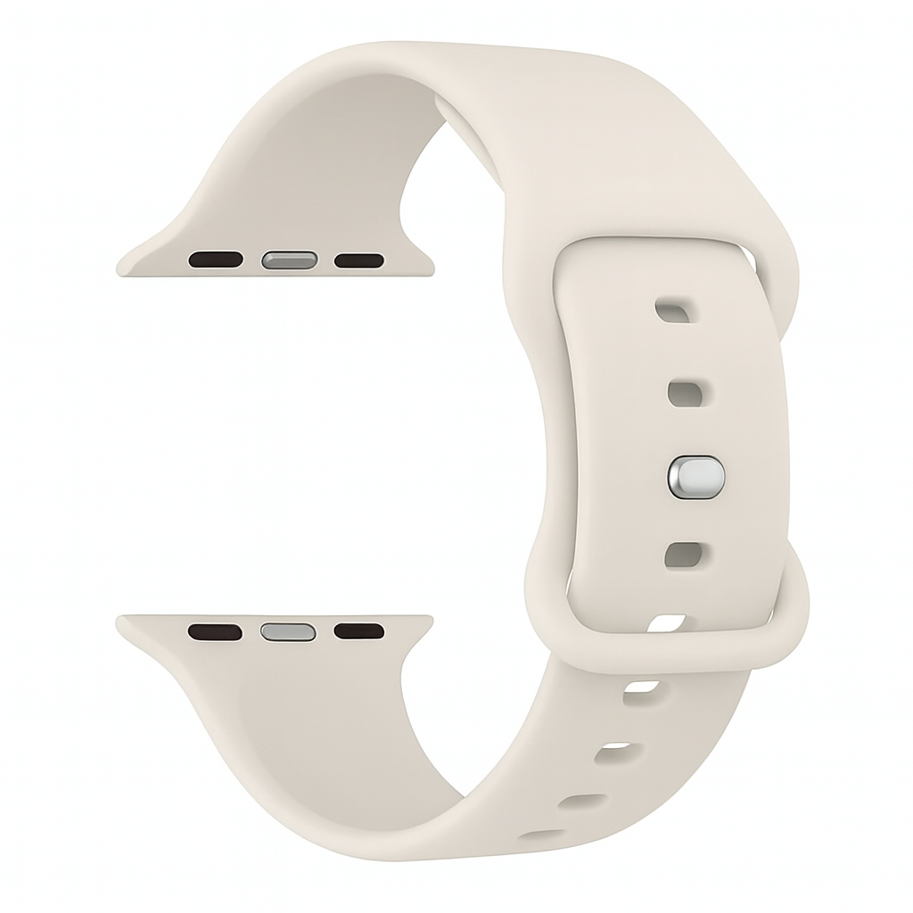 Apple Watch siliconen bandje (beige)