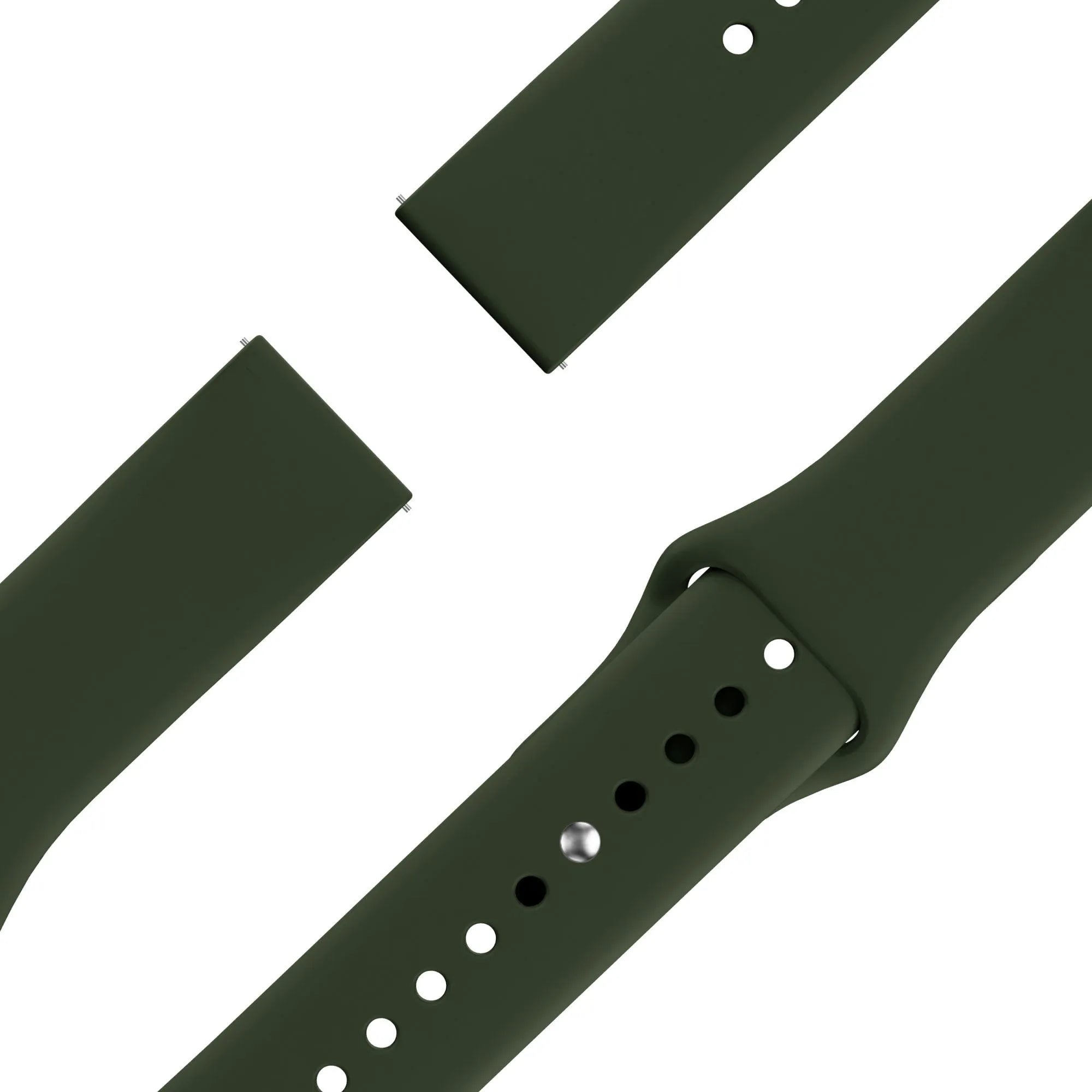 Bandz Gard Pro Health Smartwatch 3 - 41mm sport band 'Deluxe' (olijfgroen)