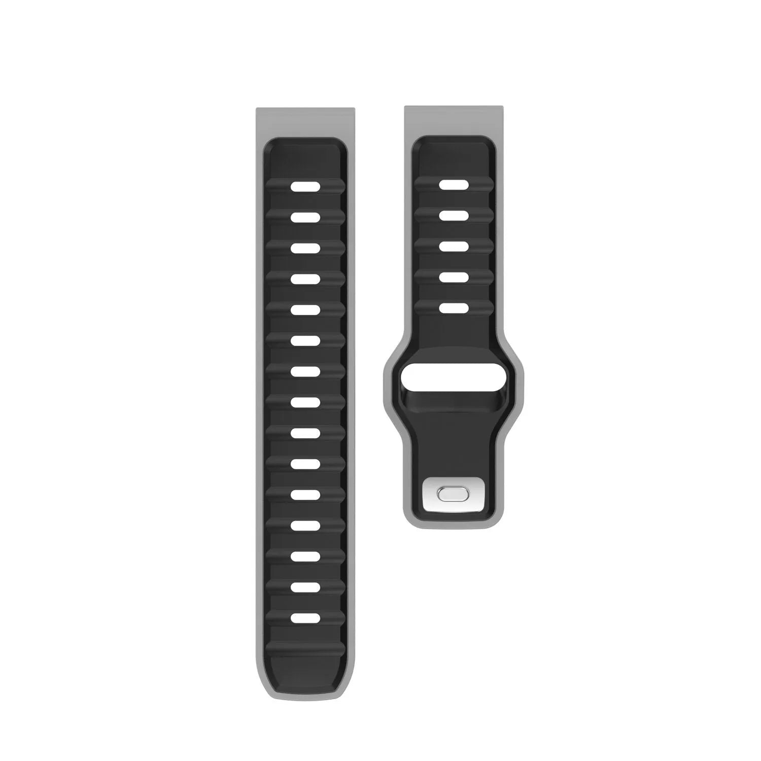 Amazfit GTR Mini outdoor duo siliconen bandje (zwart/grijs)