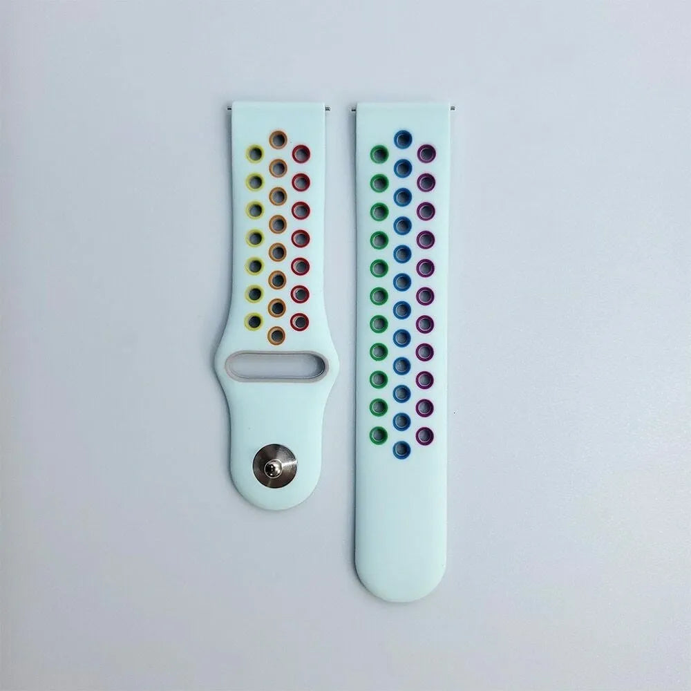 Amazfit Bip U (Pro) sport bandje (lichtblauw/kleurrijk)